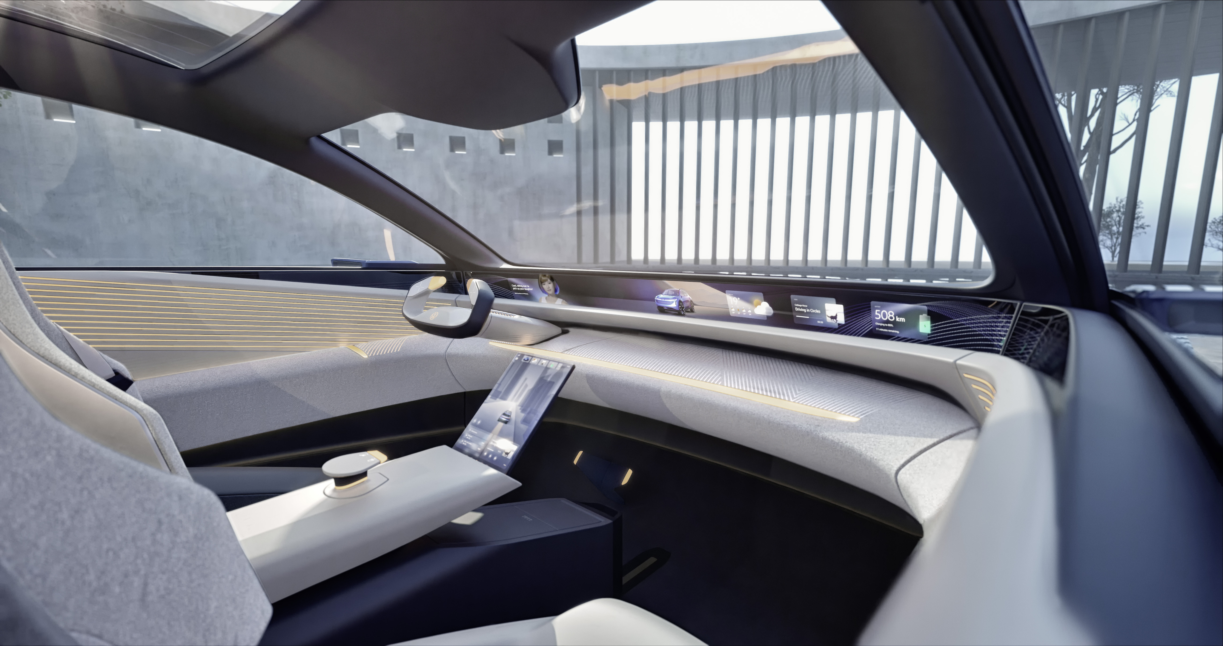 Volkswagen，car，interior，design，