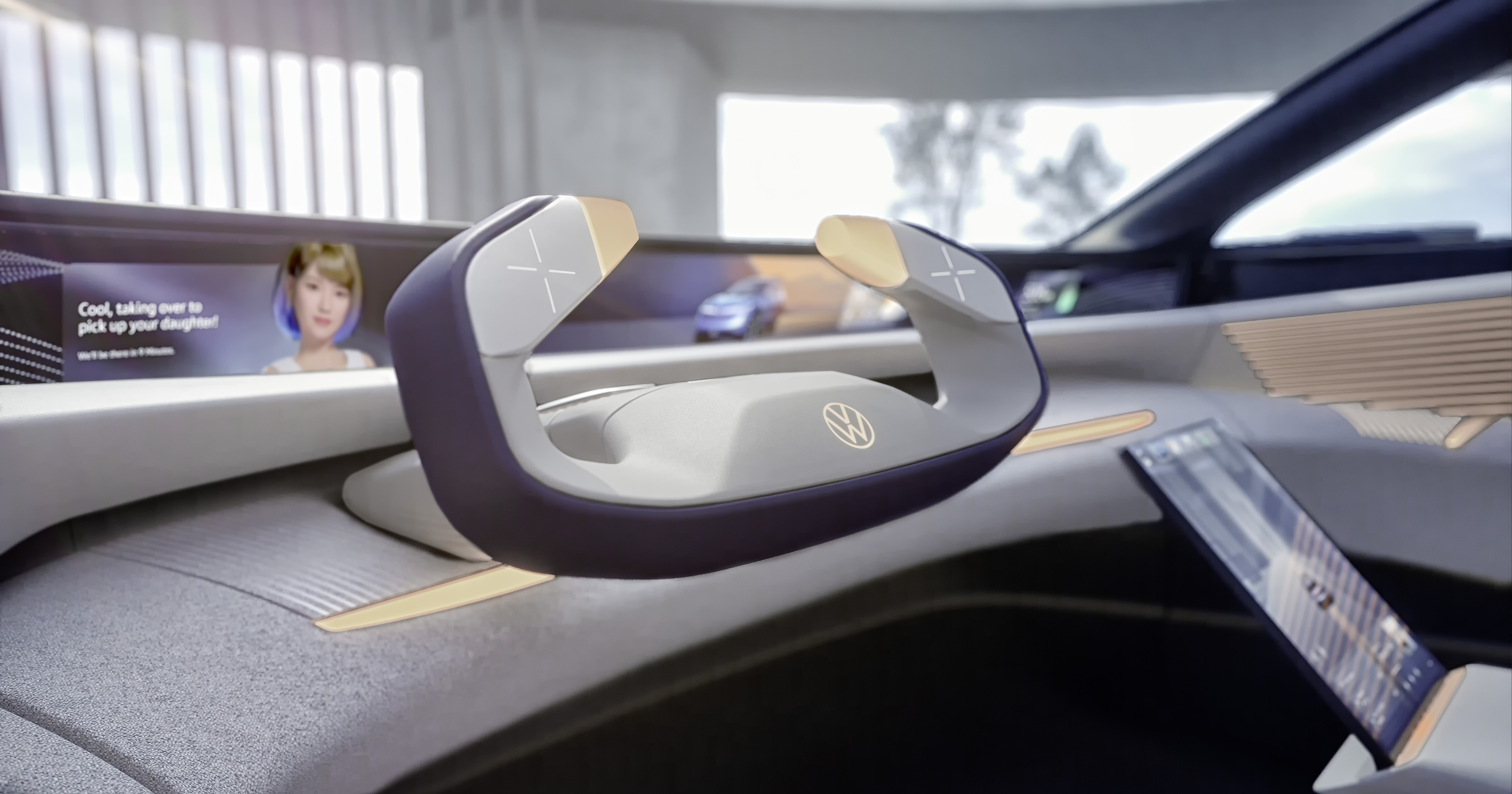 Volkswagen，car，interior，design，