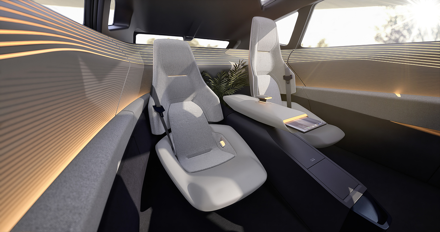 Volkswagen，car，interior，design，