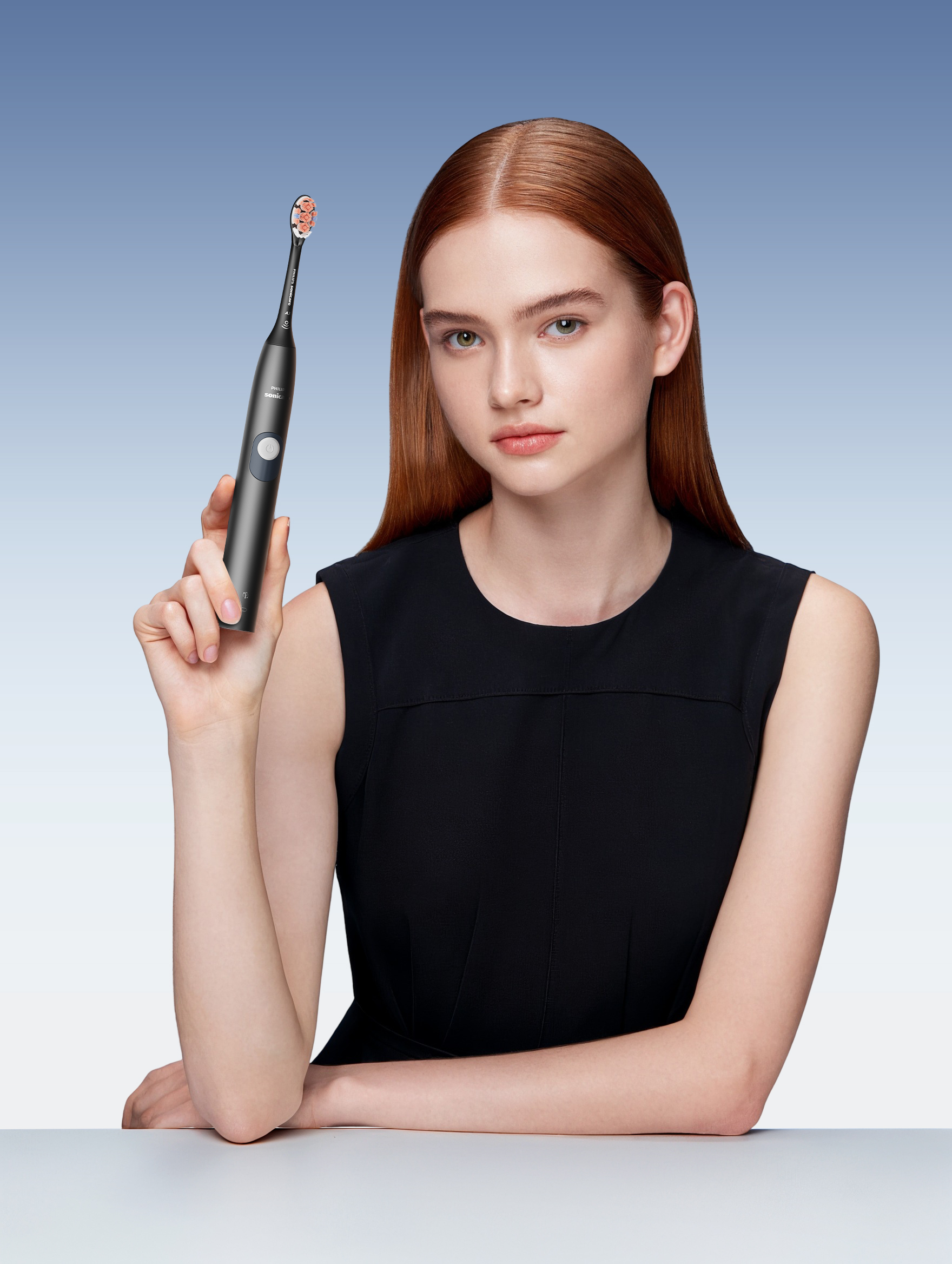 Electric toothbrush，E-commerce diagram，The AI Model，ai，xyz laboratory，Philips，ai commercial photography，Electric toothbrush photography，