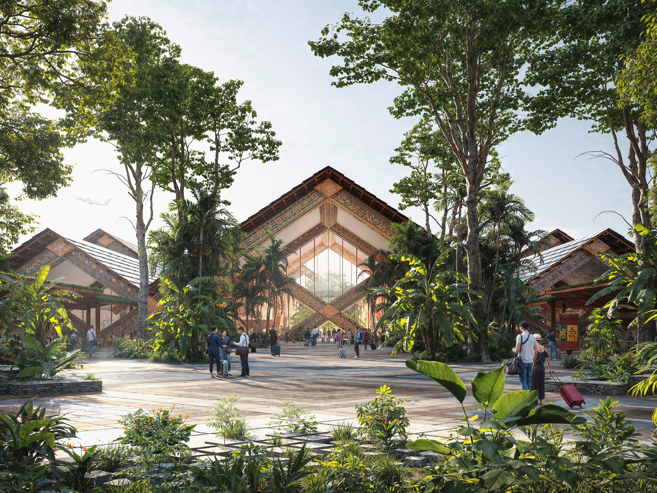 international airport，GELEPHU，Bhutan，sustainable development，Natural landscape，