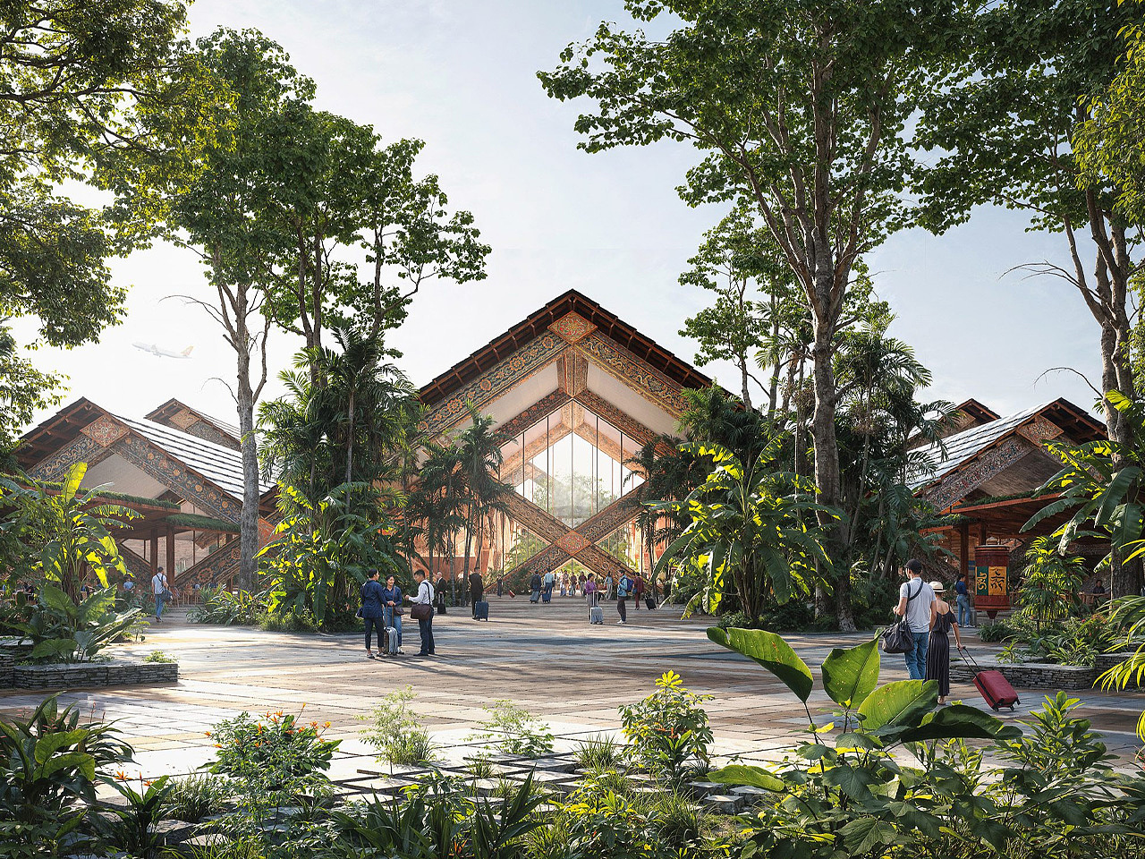international airport，GELEPHU，Bhutan，sustainable development，Natural landscape，