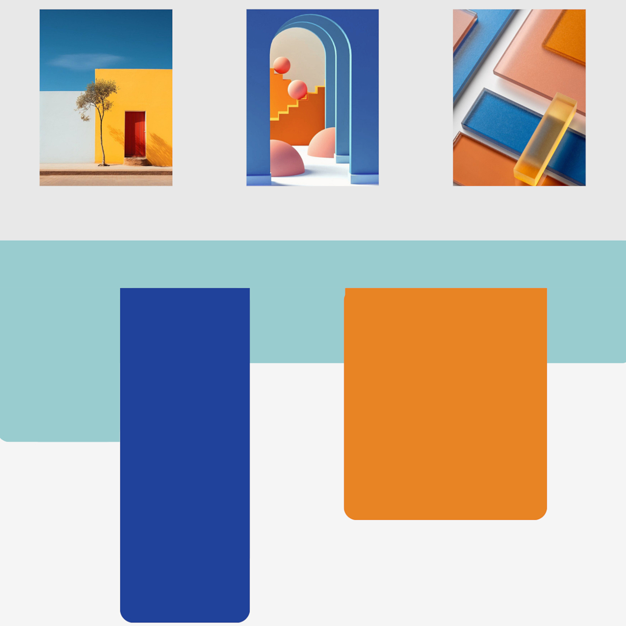 Bauhaus Art，KOIRO，Italian coffee machine，Color matching，geometry，