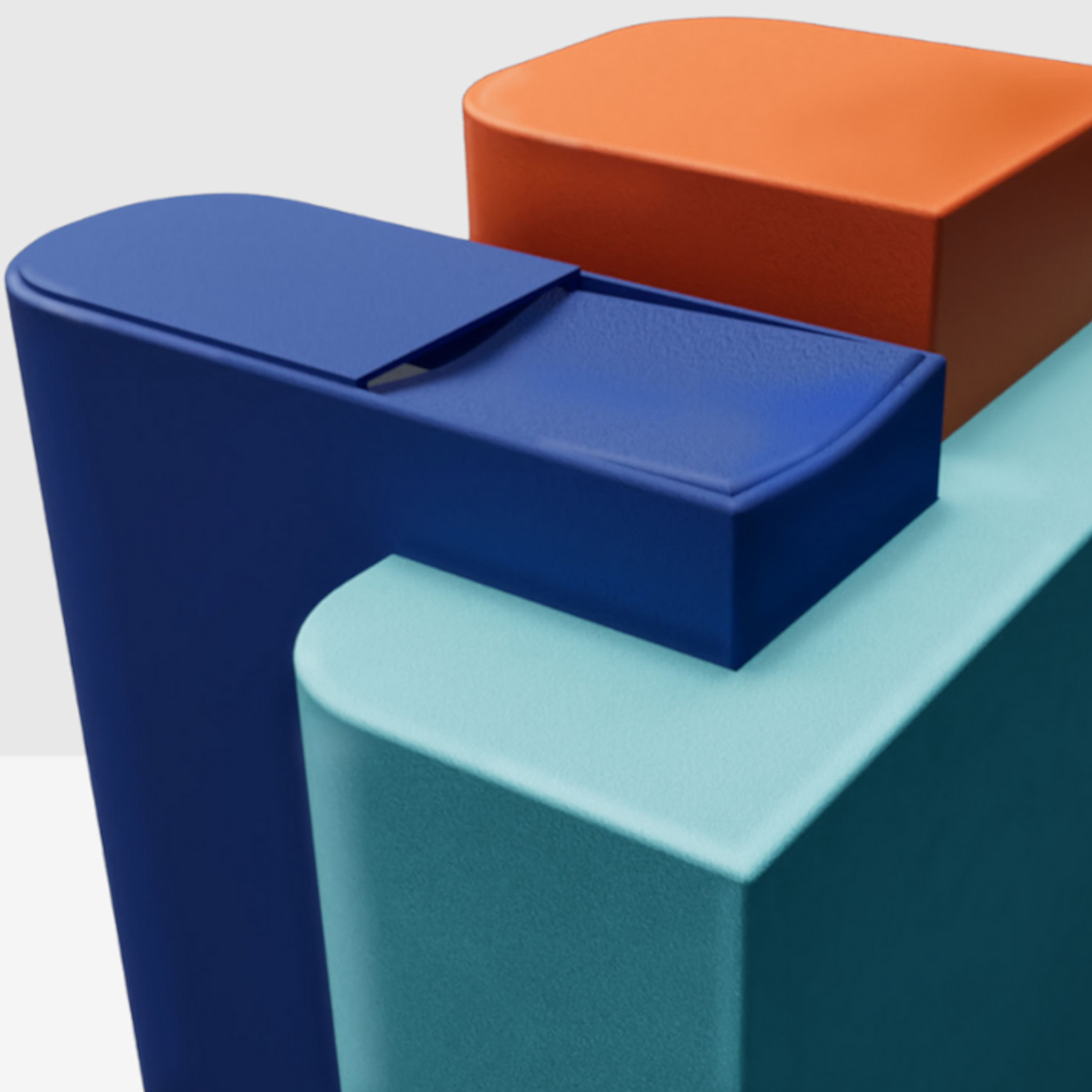 Bauhaus Art，KOIRO，Italian coffee machine，Color matching，geometry，