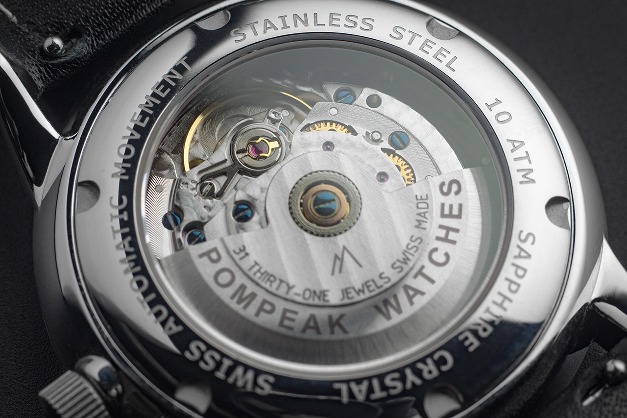 Swiss watch，Pompeak Mallory，George Mallory，Sapphire Crystal ，