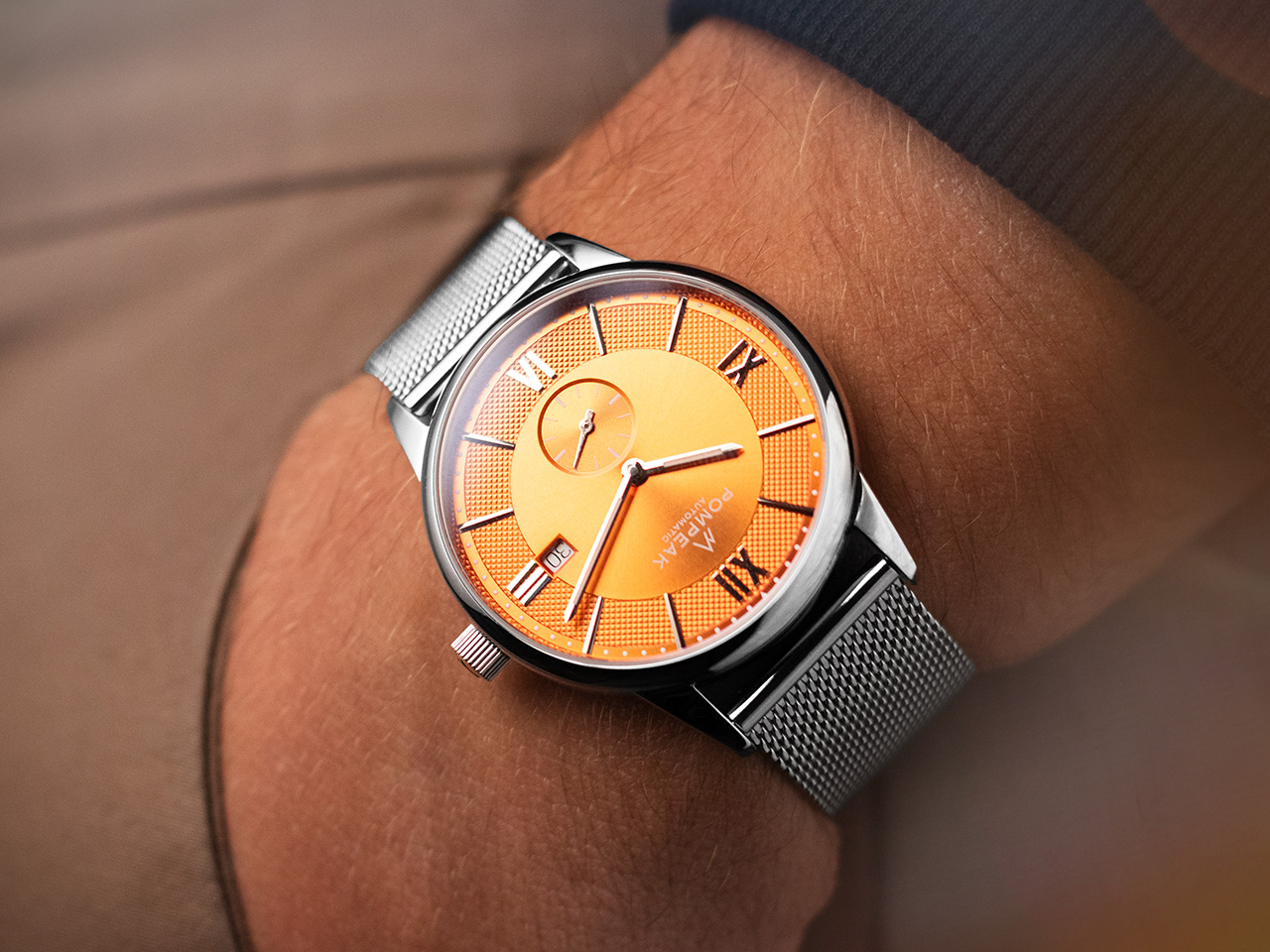 Swiss watch，Pompeak Mallory，George Mallory，Sapphire Crystal ，