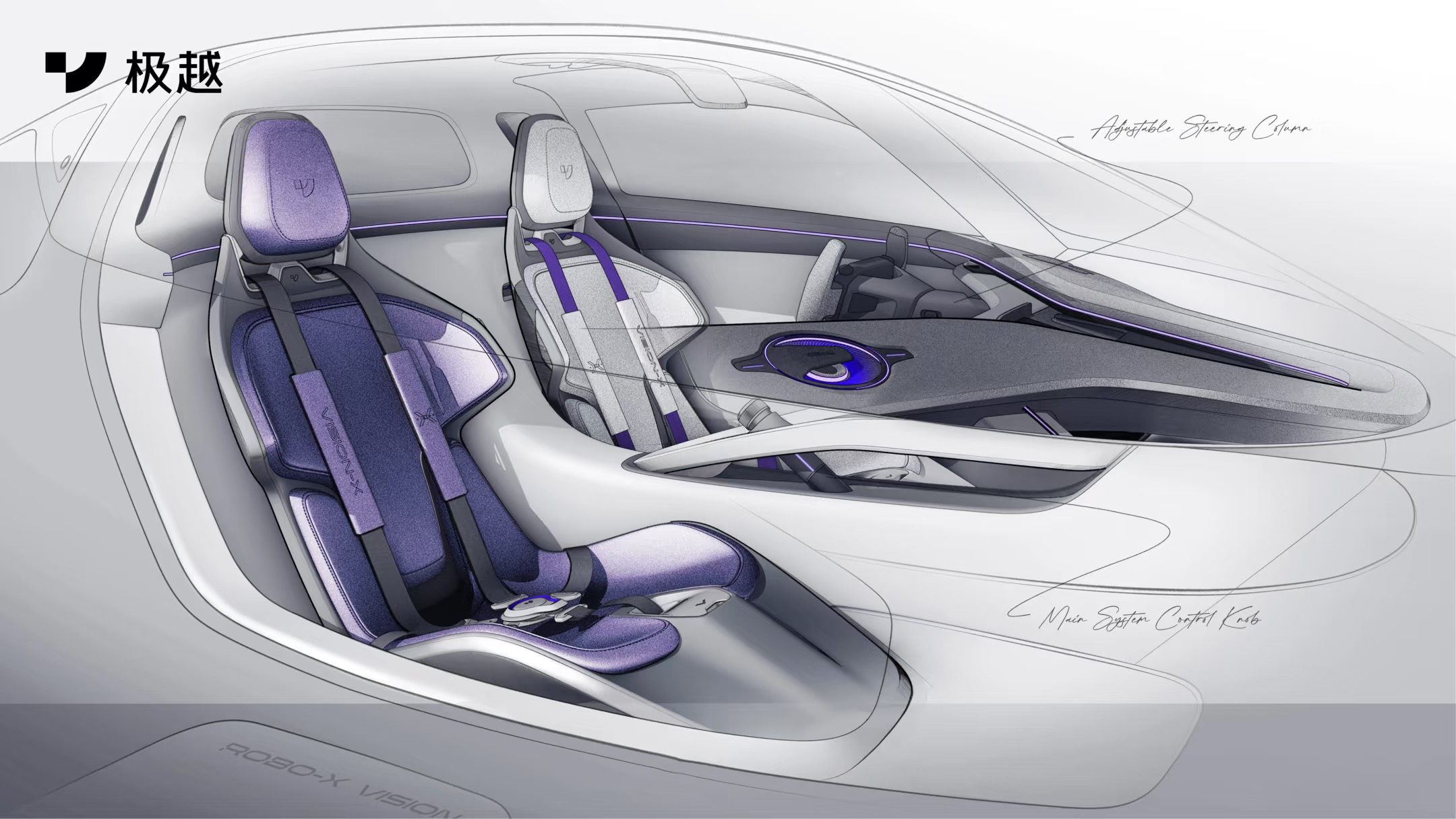 JIDU，JIYUE，design，interior，car，