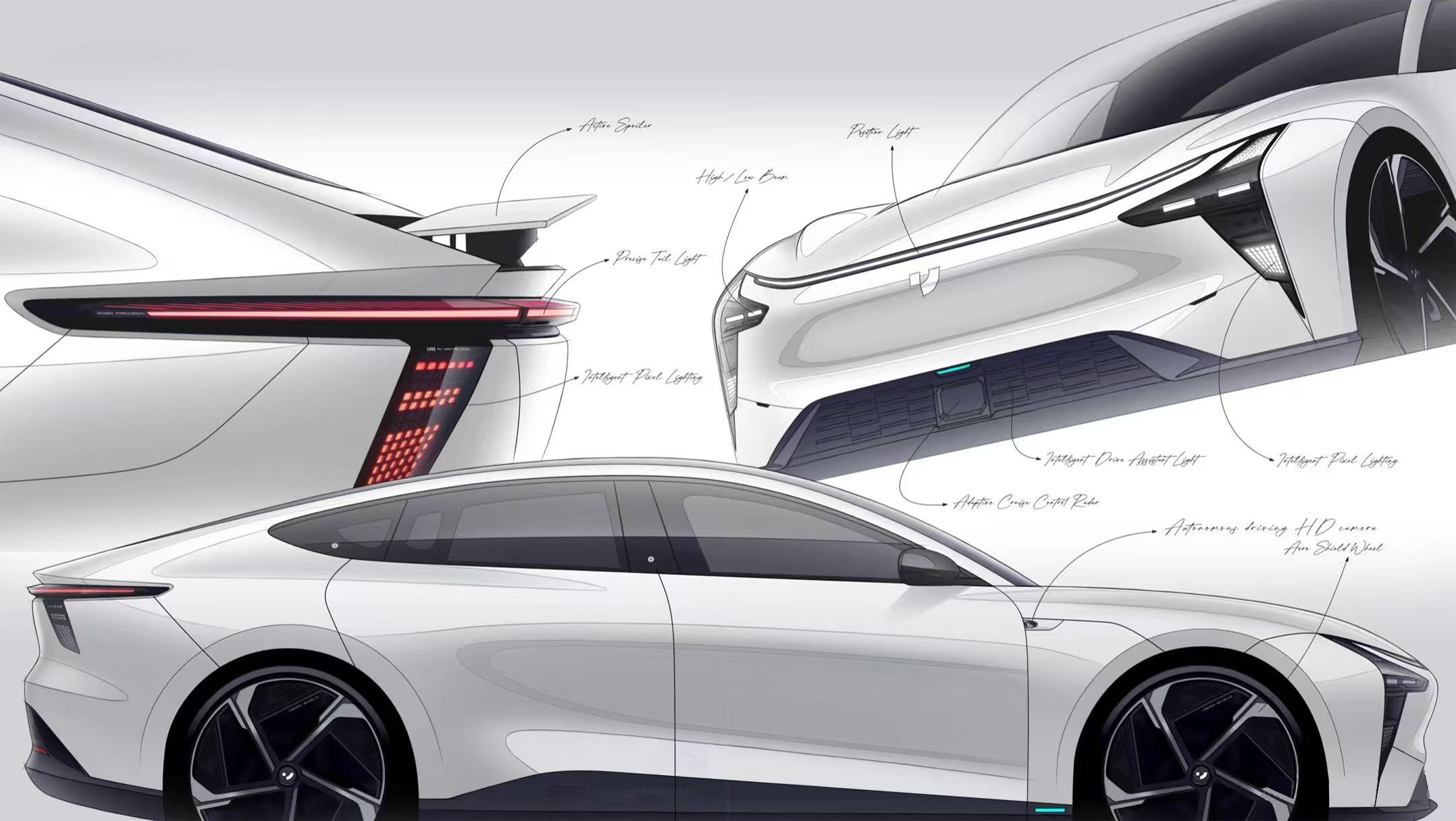 JIYUE，JIDU，design，car，exterior，