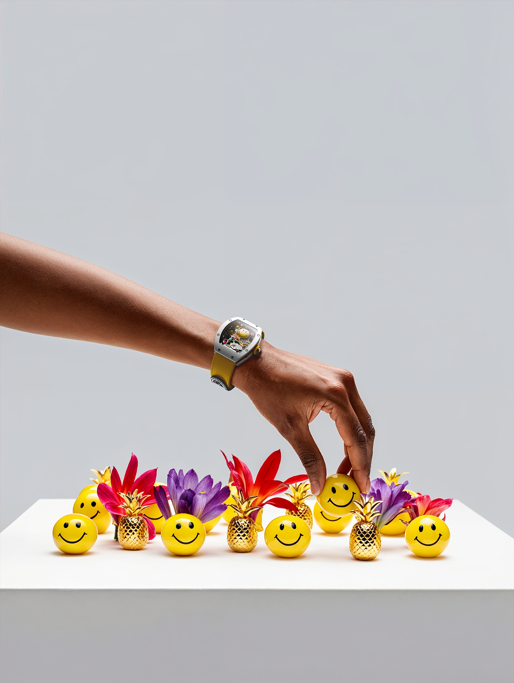 Wristwatch，Wrist watch，Richard Mille ，Watch Photography，xyz laboratory，ai，AI Product Photography，The AI Model，