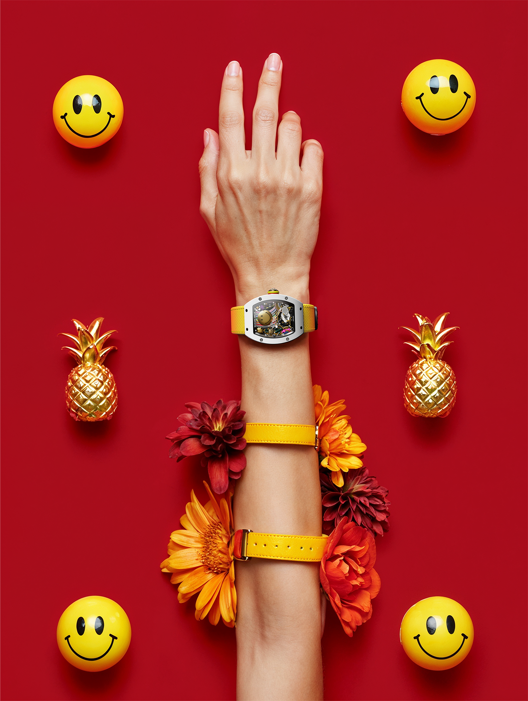 Wristwatch，Wrist watch，Richard Mille ，Watch Photography，xyz laboratory，ai，AI Product Photography，The AI Model，