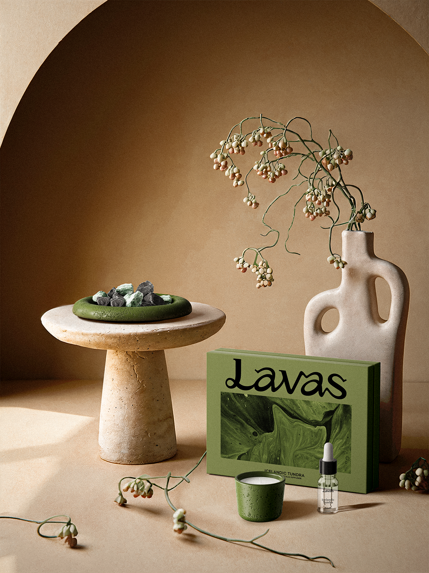 ai，AI Product Photography，ai commercial photography，Aromatherapy Photography，Scented candles，lavas，still-life photography，