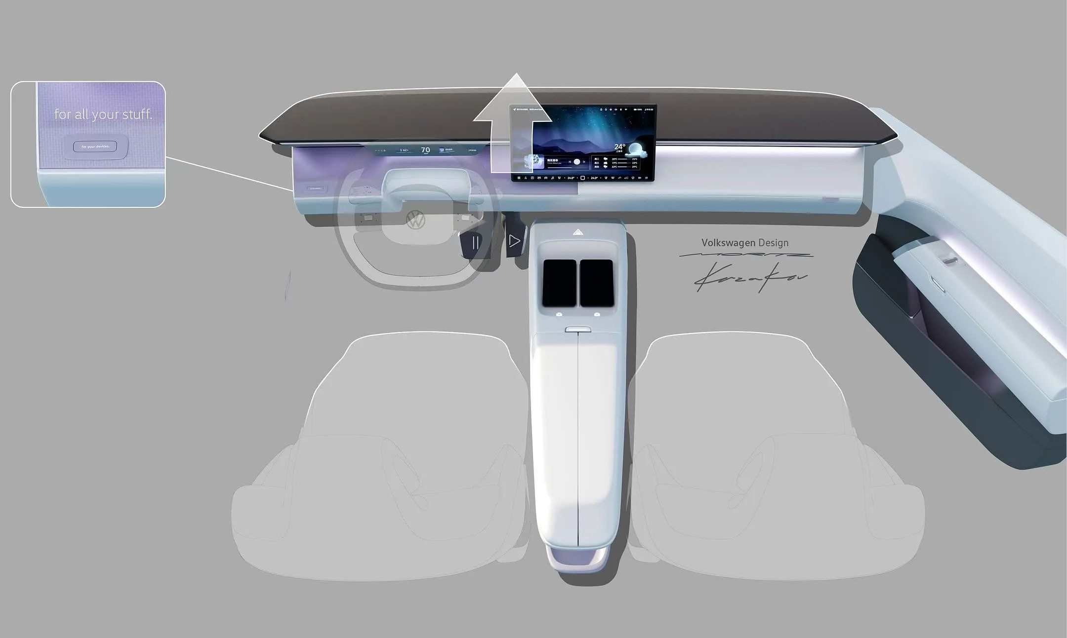 Volkswagen，interior，design，car，