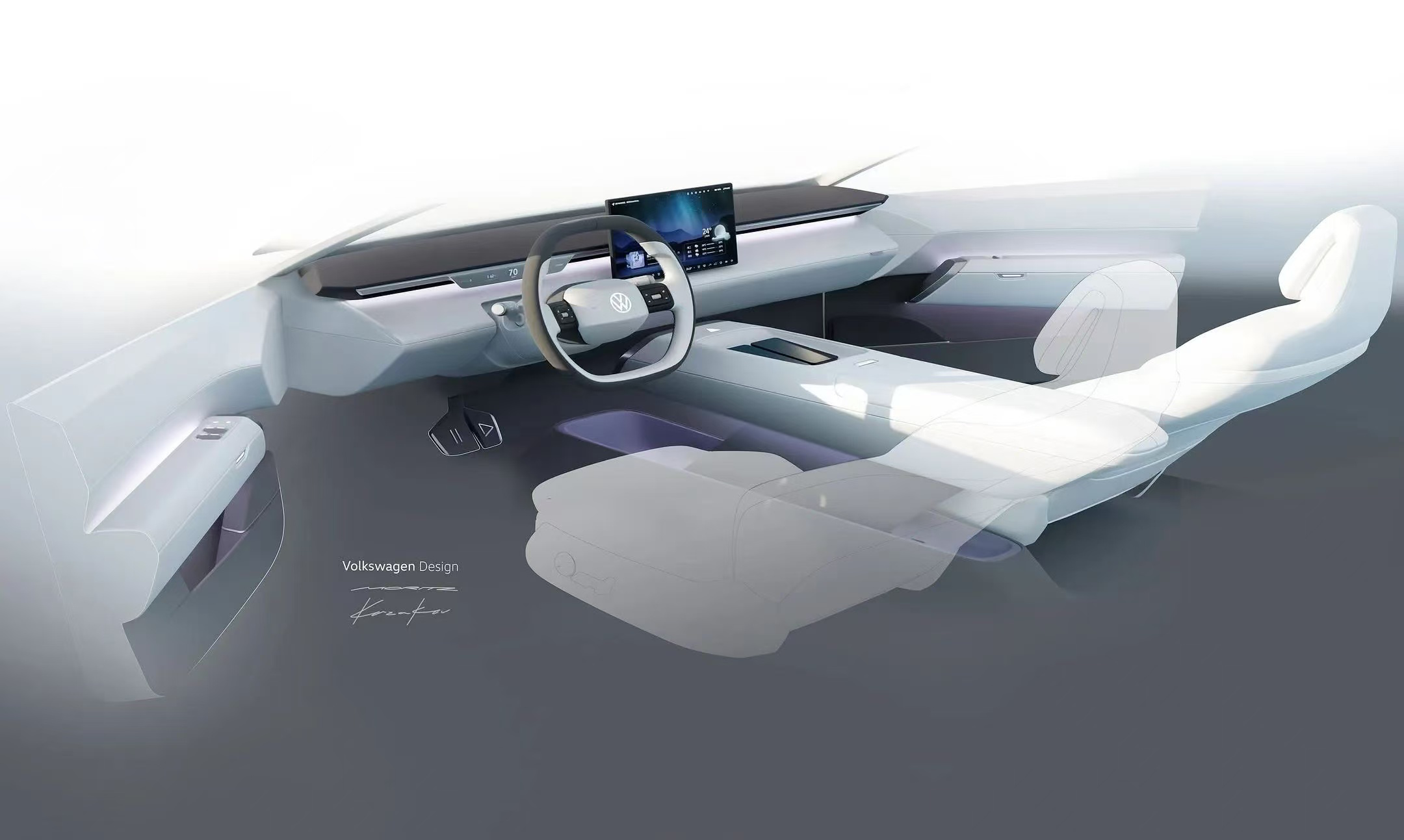 Volkswagen，interior，design，car，