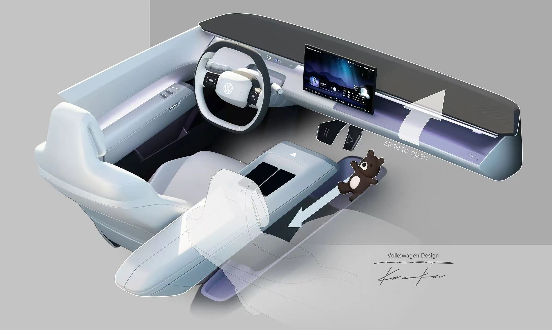 Volkswagen，interior，design，car，