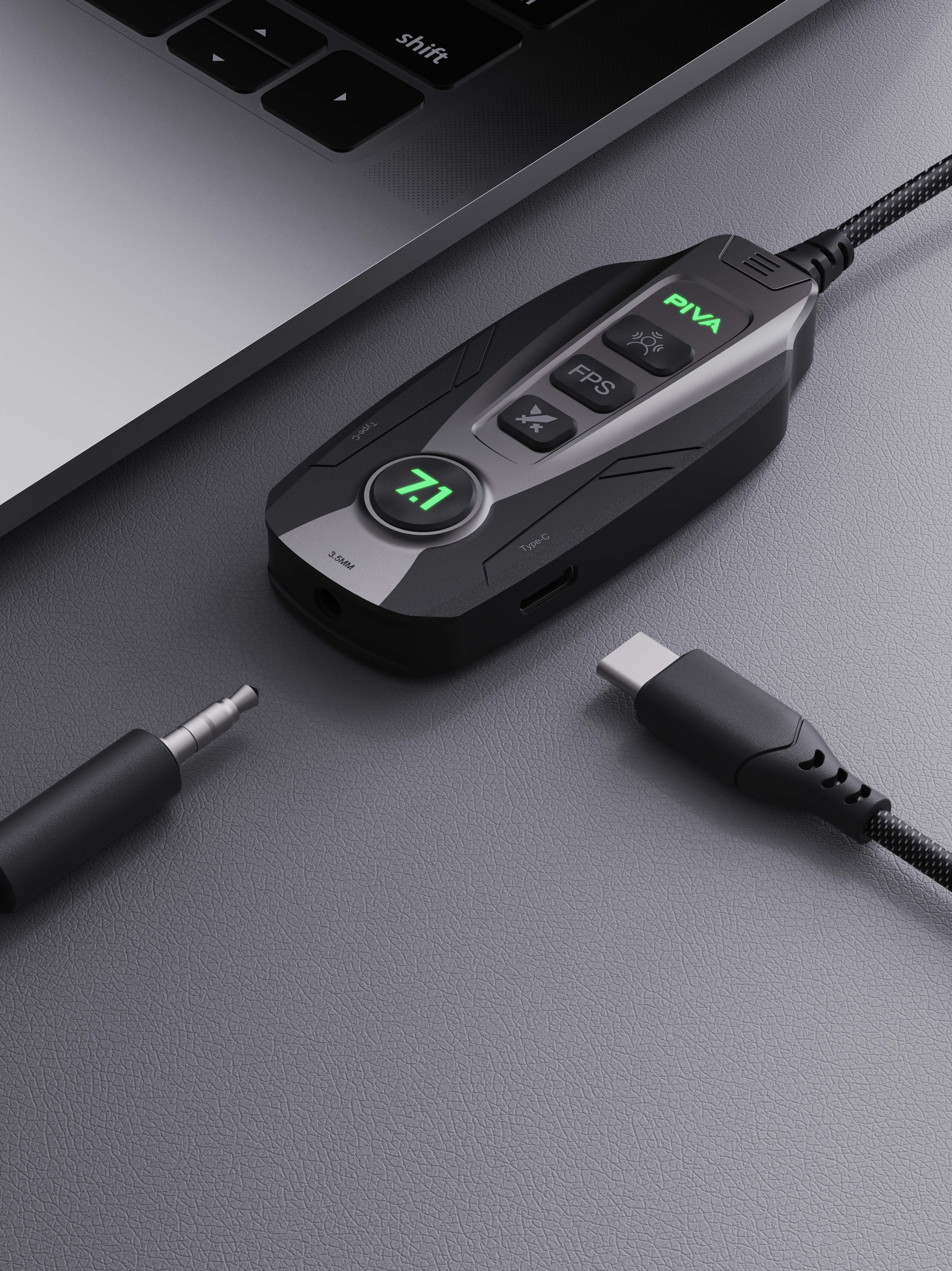 E-sports game sound card，External Game Sound Card，GS20，Multi-function sound card，PIVA，Paiwei，