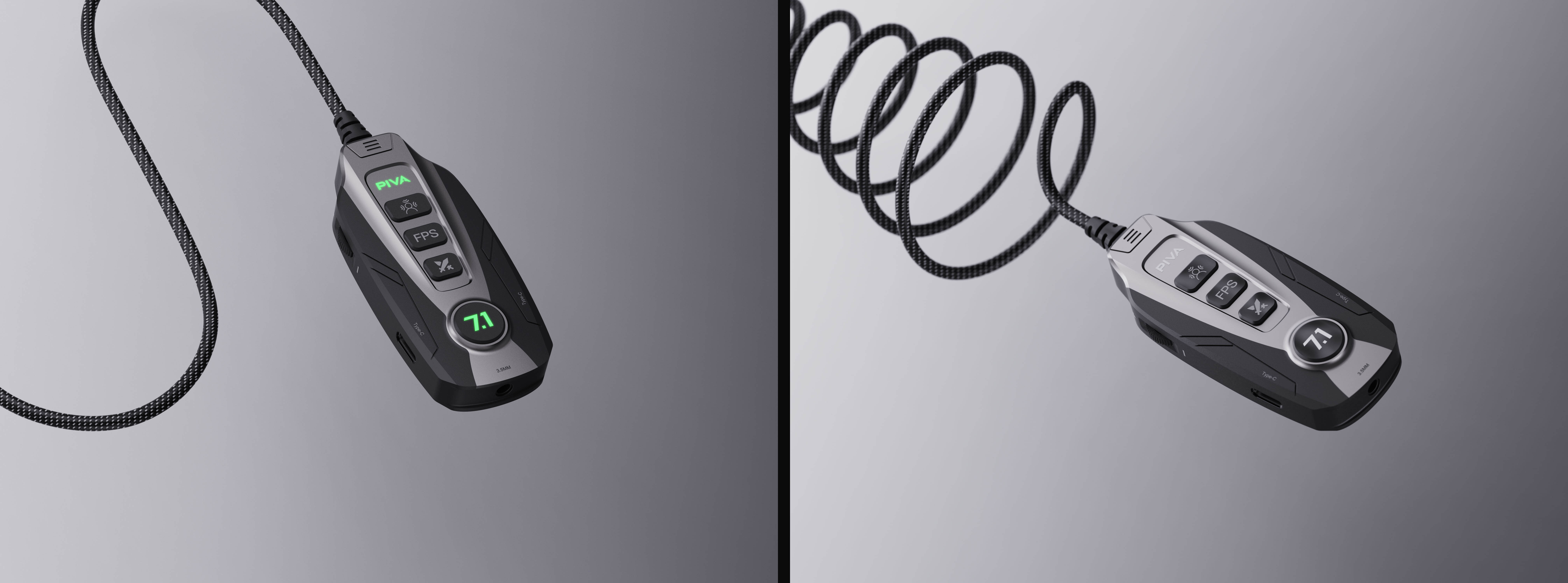 E-sports game sound card，External Game Sound Card，GS20，Multi-function sound card，PIVA，Paiwei，