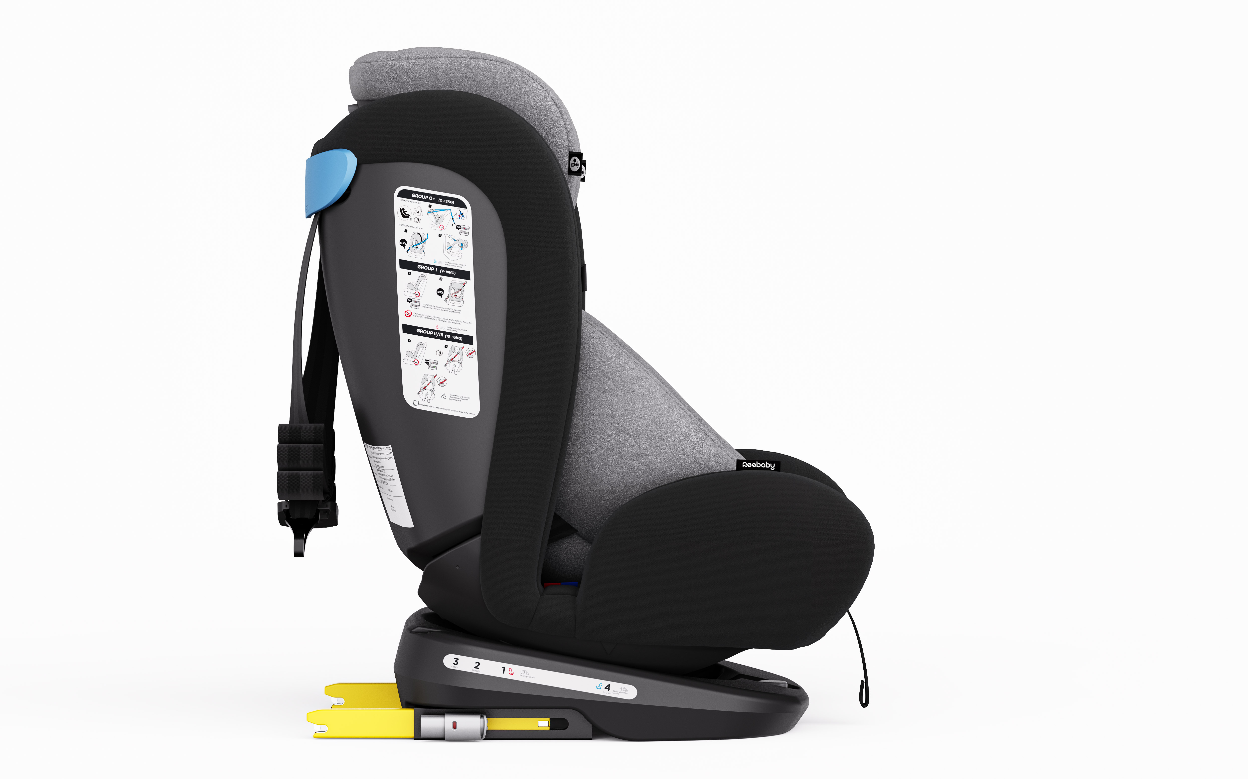 Safety seat，Product modeling and rendering，vehicle-use child safety seats，Maternal and infant products，Product 3D rendering，E-commerce product rendering，Cross border E-commerce，Baby car seat，
