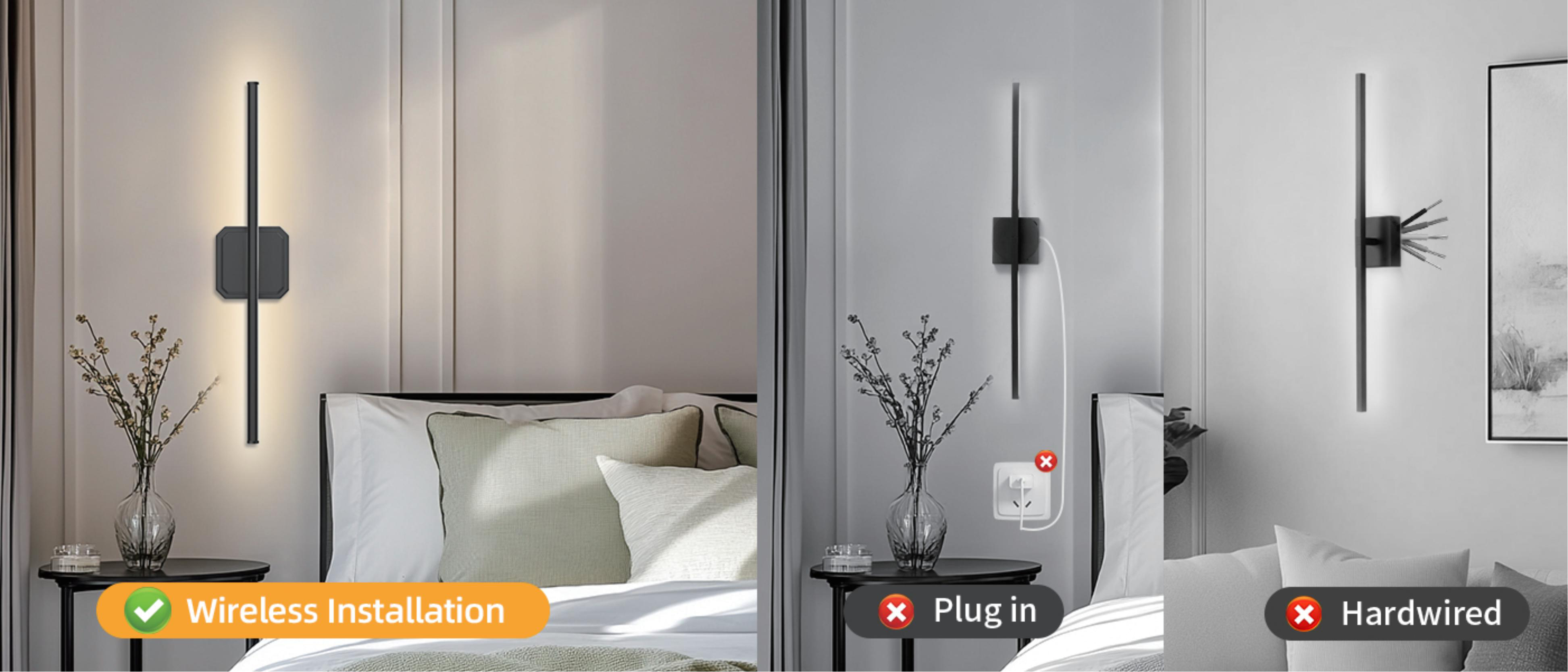 Wall lamp，Metal wall lamp，Integrated wall lamp，Bathroom wall lamp，Rechargeable wall lamp，wireless wall lamp，