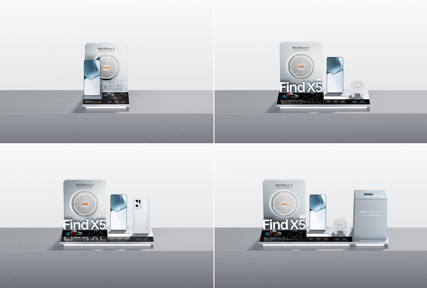 Display props，Mobile phone exhibition，Modular design，User experience，Window sign，