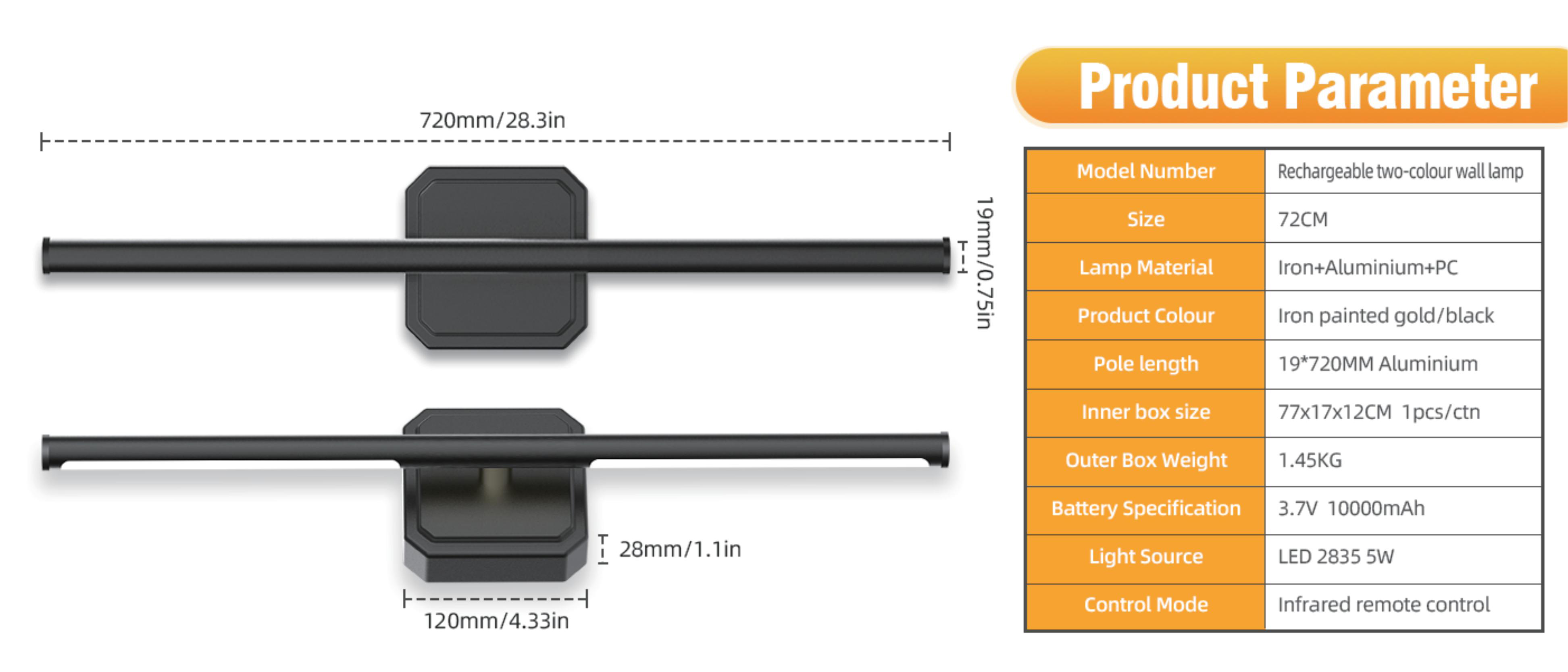 Wall lamp，Metal wall lamp，Integrated wall lamp，Bathroom wall lamp，Rechargeable wall lamp，wireless wall lamp，