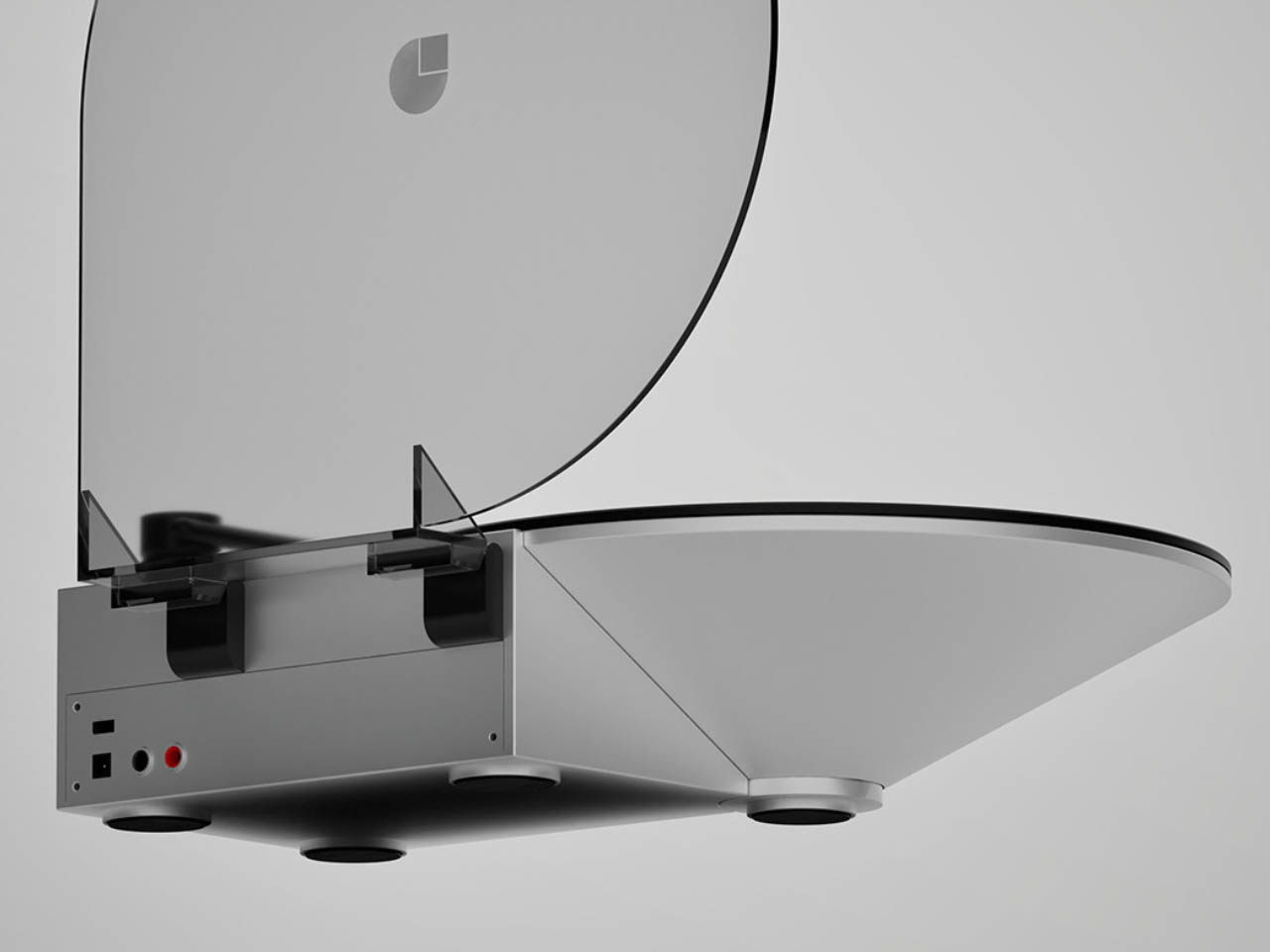 brick，Black rubber turntable，music player ，electronic product，