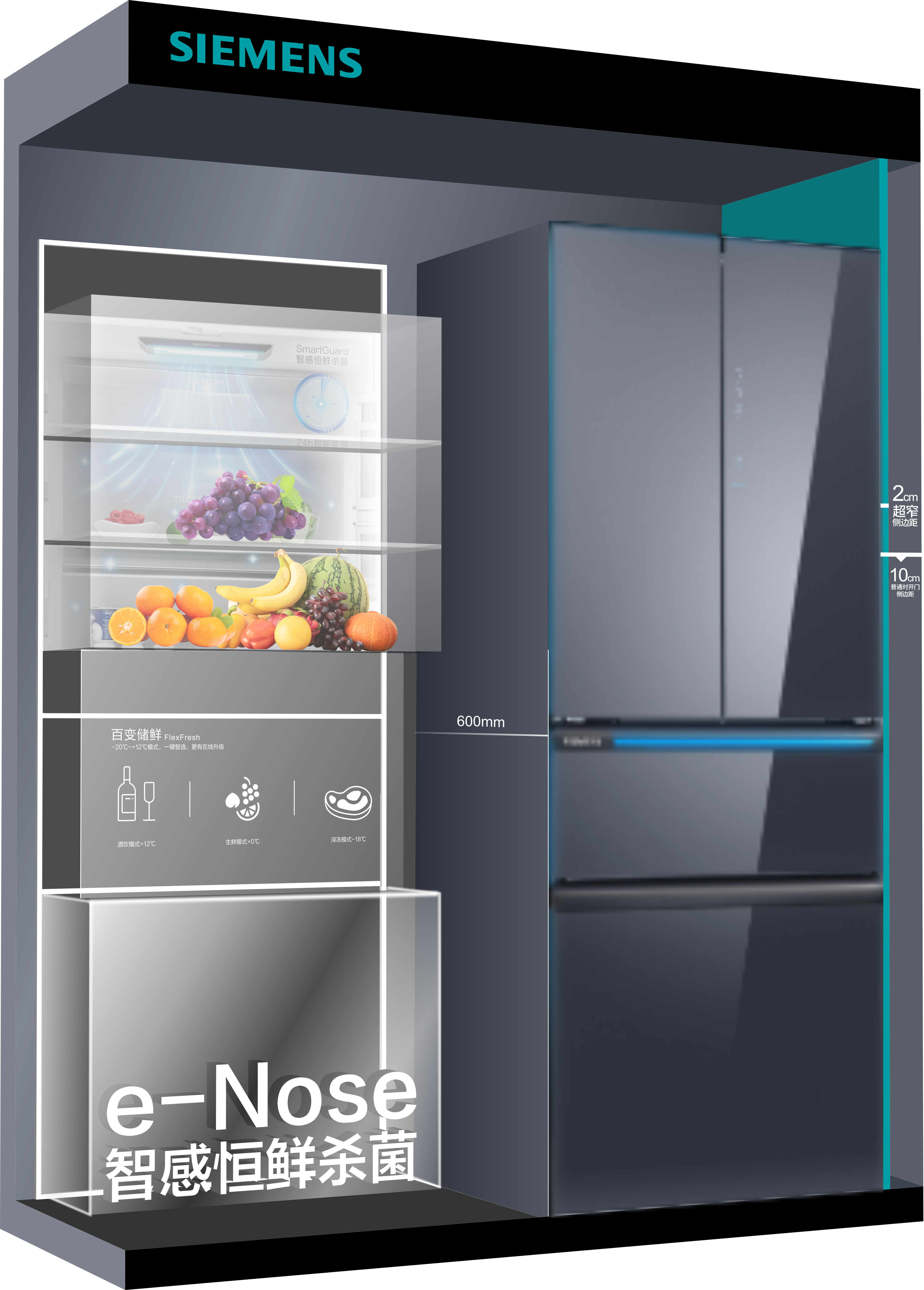 Refrigerator，Demonstration Props，Principle demonstration，Main push position，Principle demonstration，