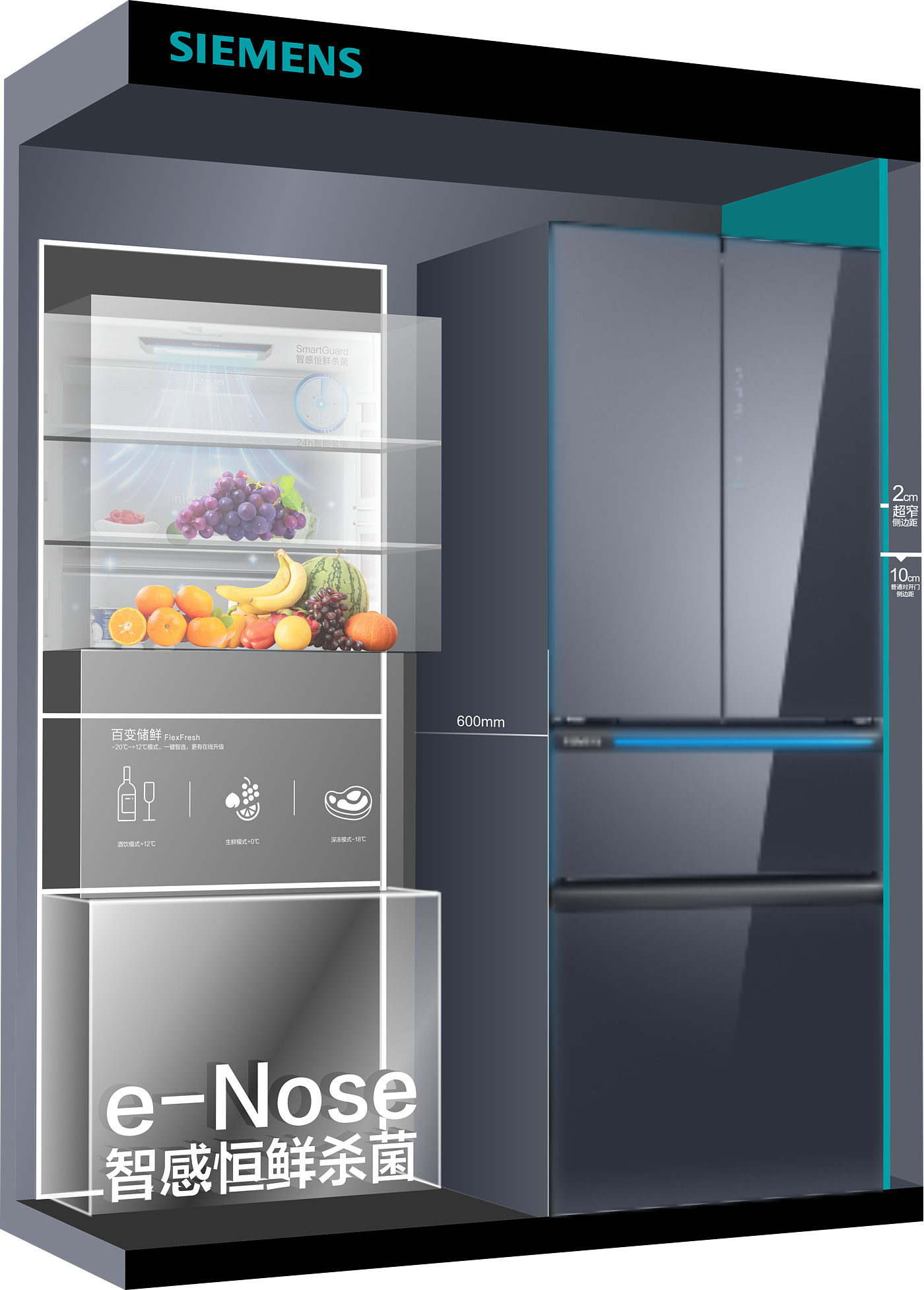 Refrigerator，Demonstration Props，Principle demonstration，Main push position，Principle demonstration，