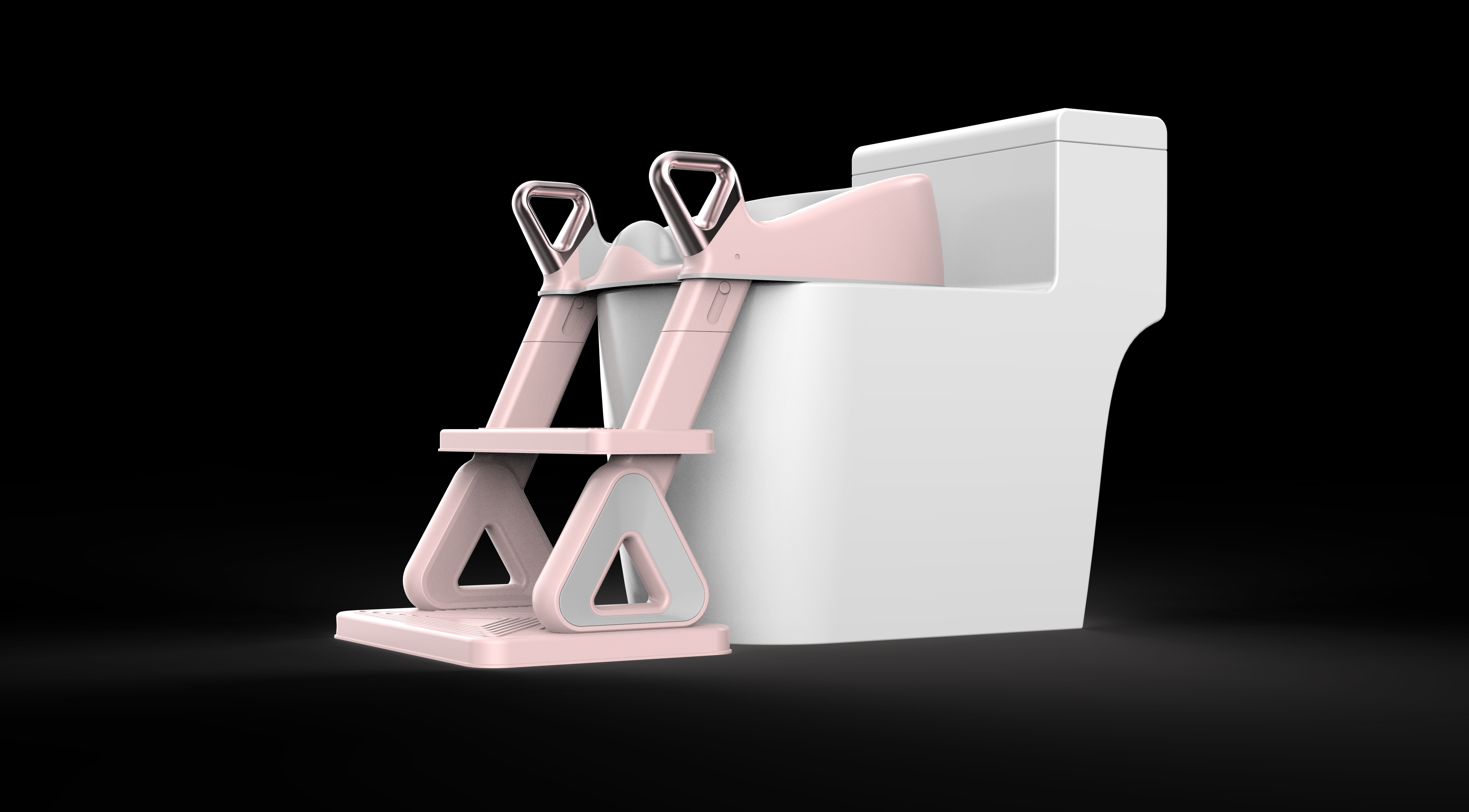 New toilet ladder design，
