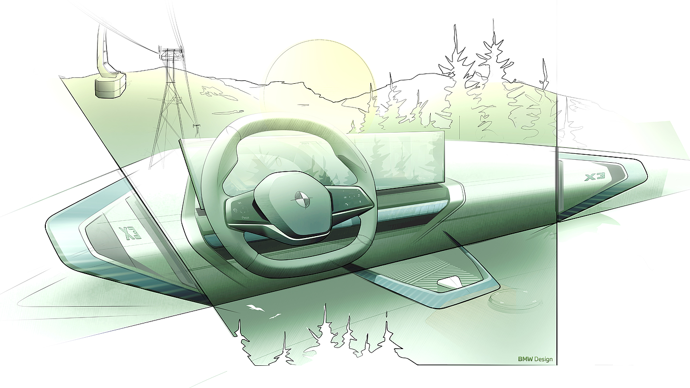 bmw，X3，design，car，interior，