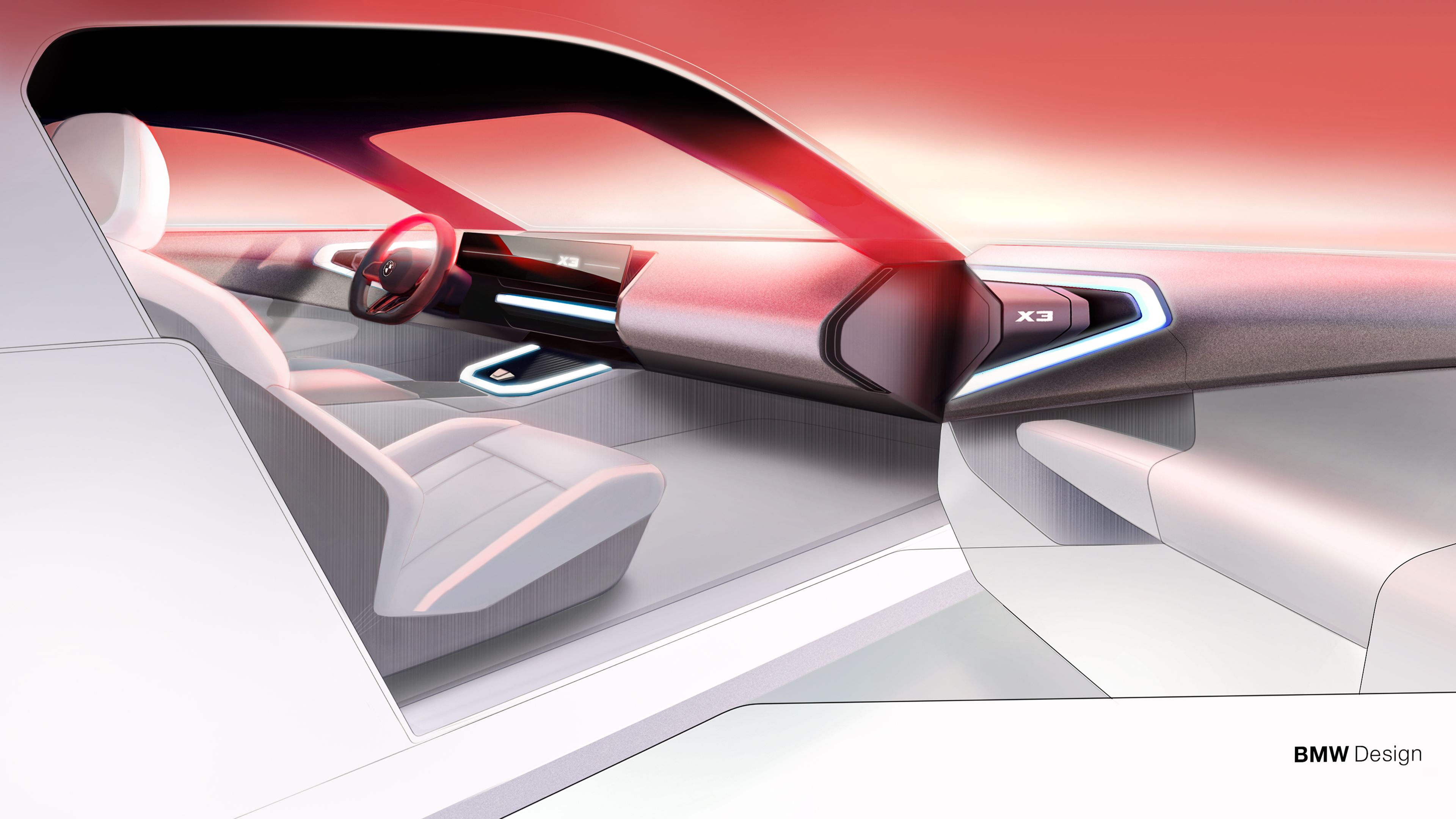 bmw，X3，design，car，interior，
