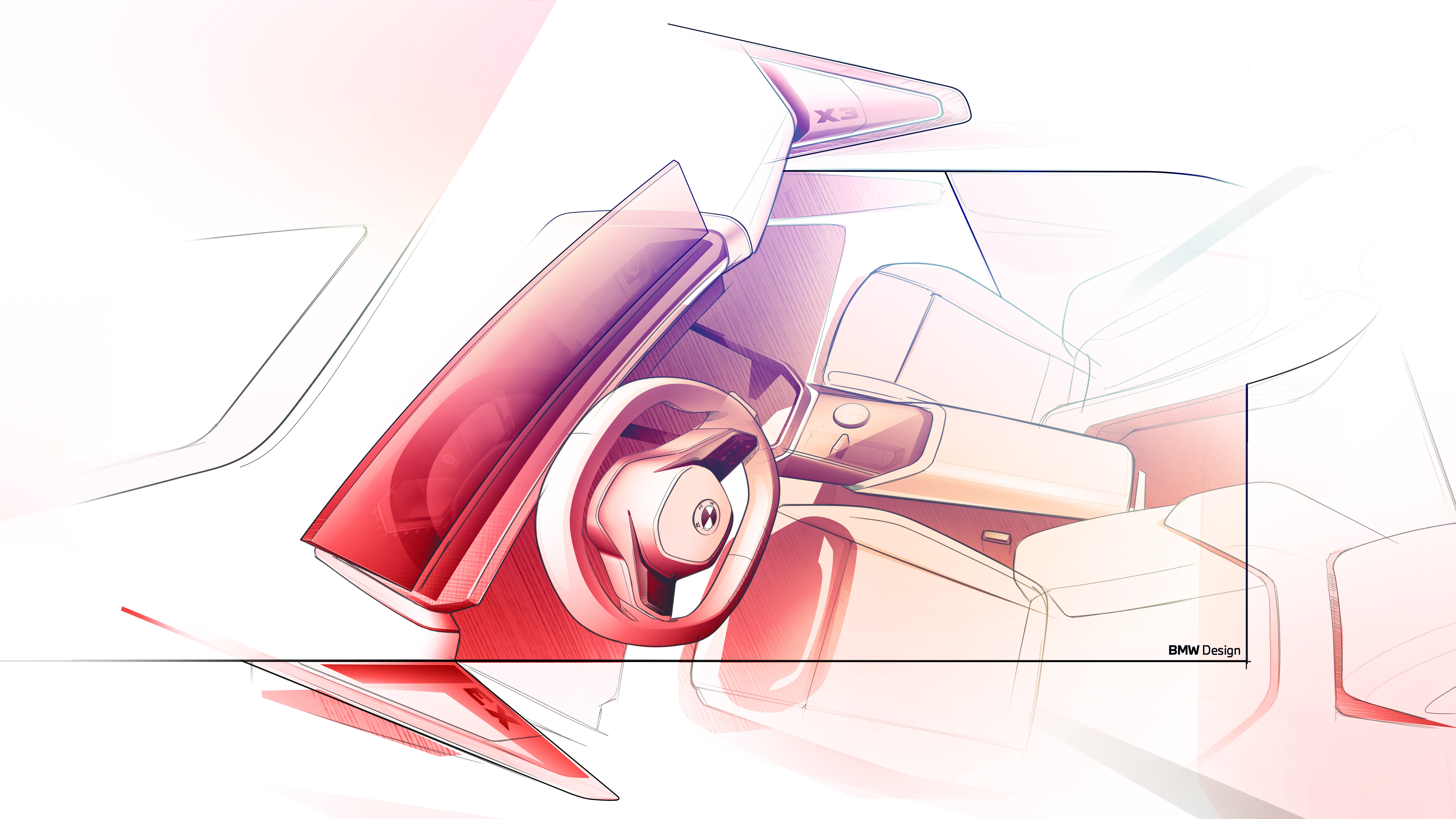 bmw，X3，design，car，interior，