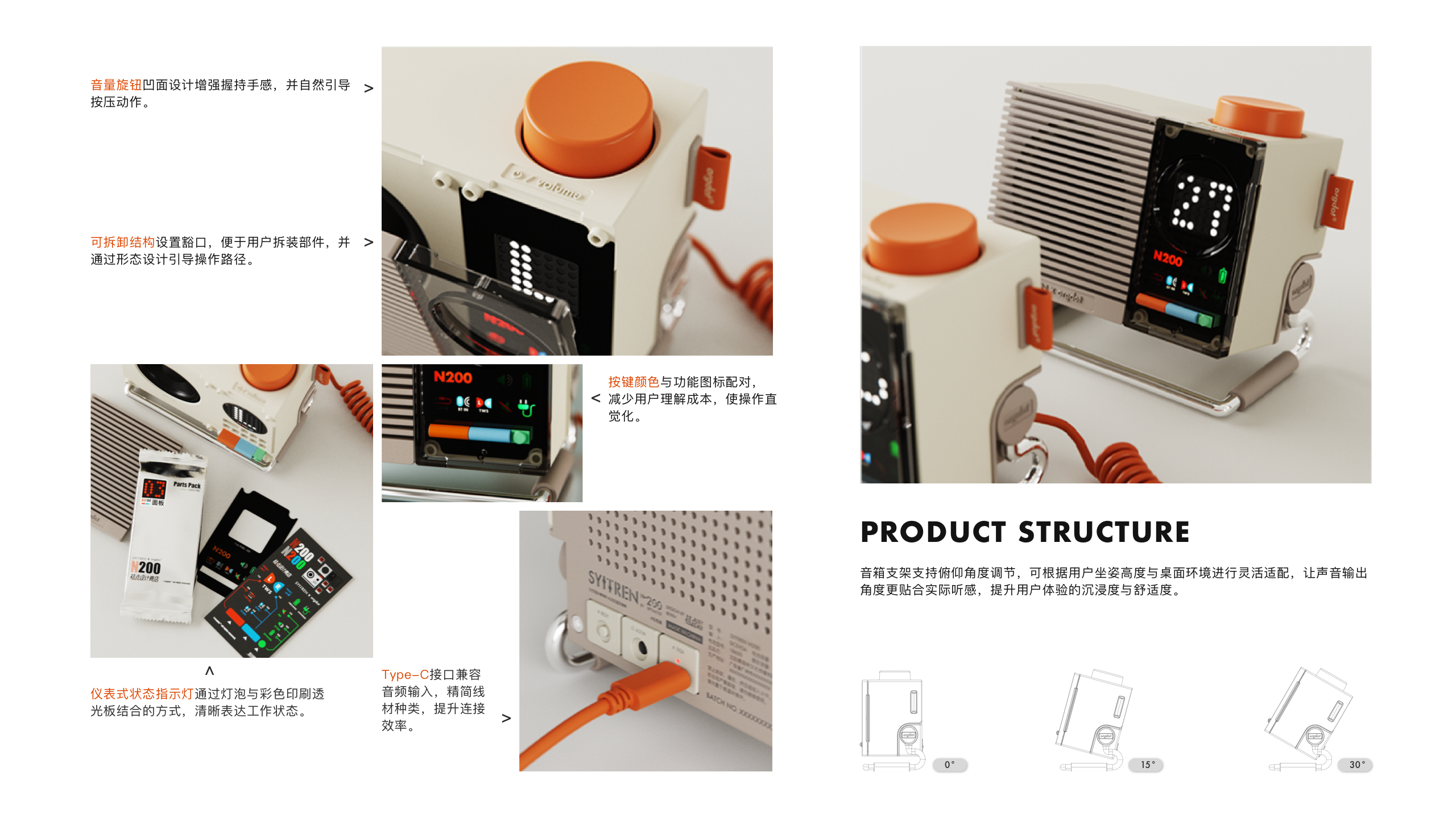 industrial design，product design，loudspeaker box，Lego，modularization，Emotionalization，interest，Personalized customization，
