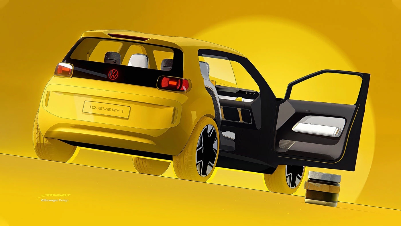vehicle，automobile，Volkswagen ID. EVERY1，conceptual design，