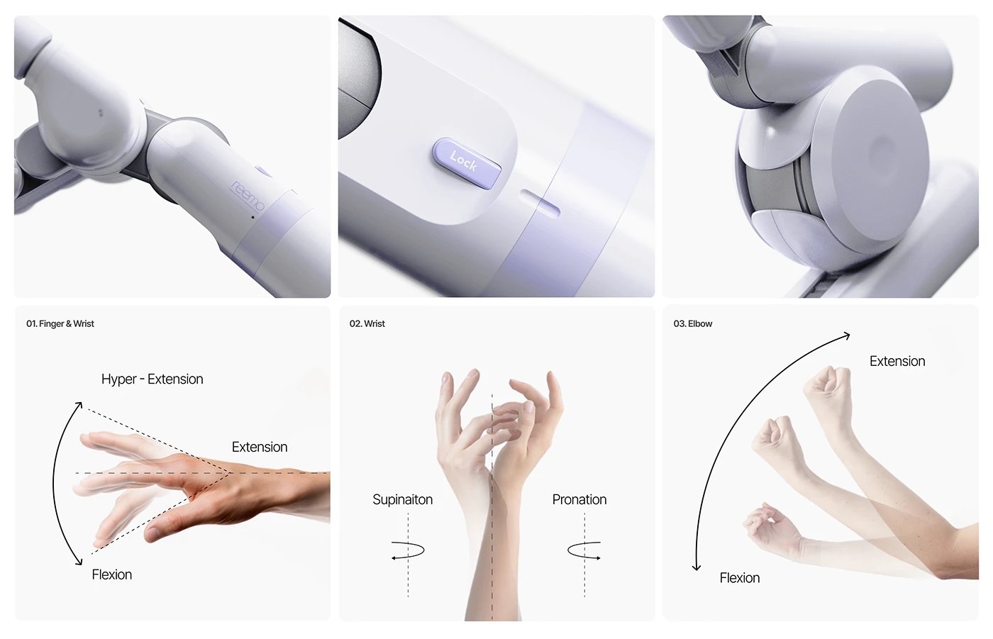 Reemo，Mechanical arm，Medical equipment，Rehabilitation tools，