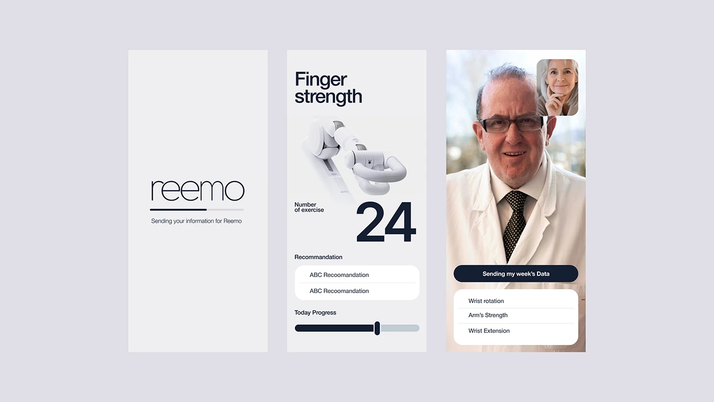 Reemo，Mechanical arm，Medical equipment，Rehabilitation tools，