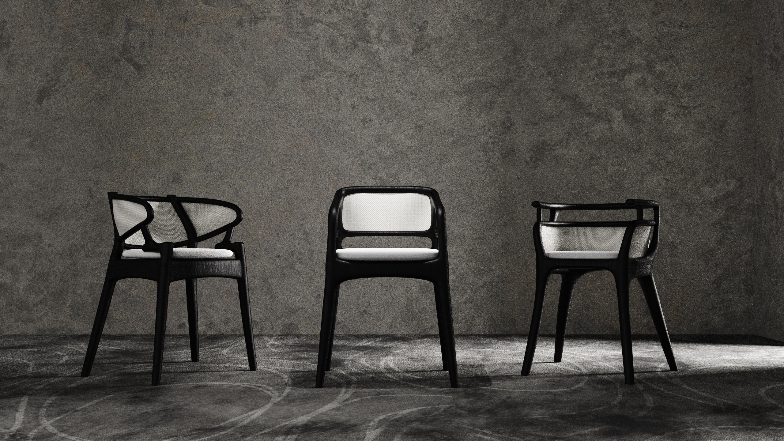 Seal script，Modern furniture，Chinese traditional culture，