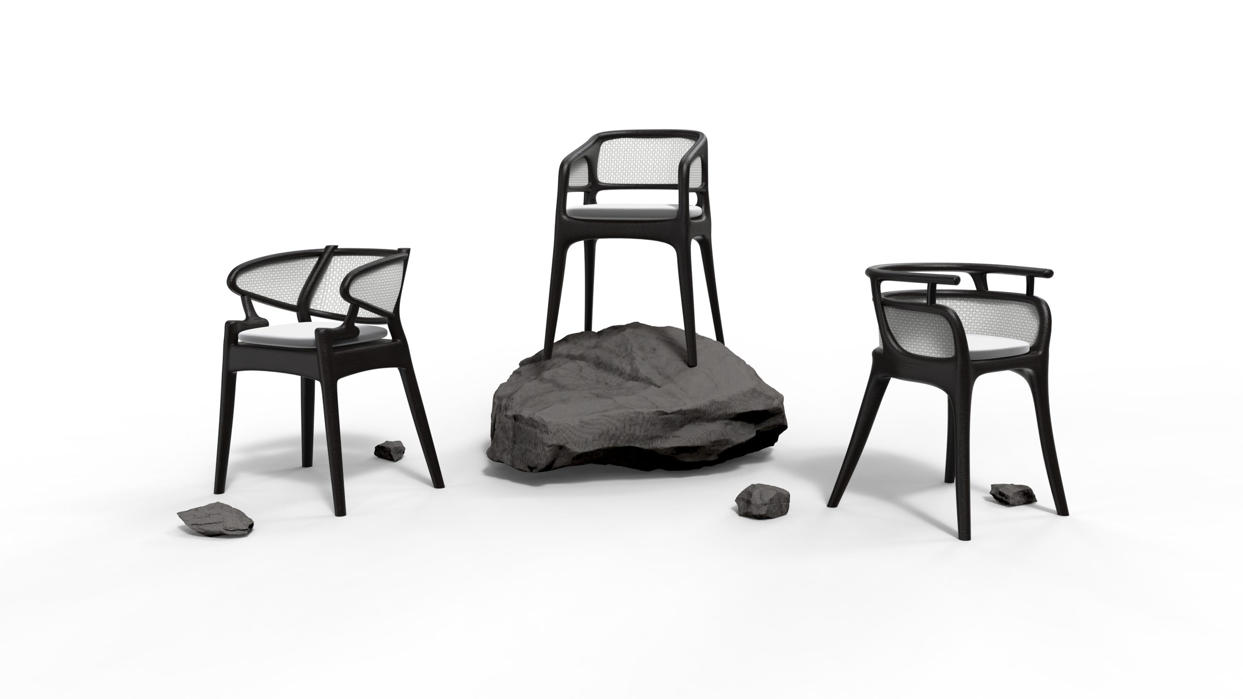 Seal script，Modern furniture，Chinese traditional culture，