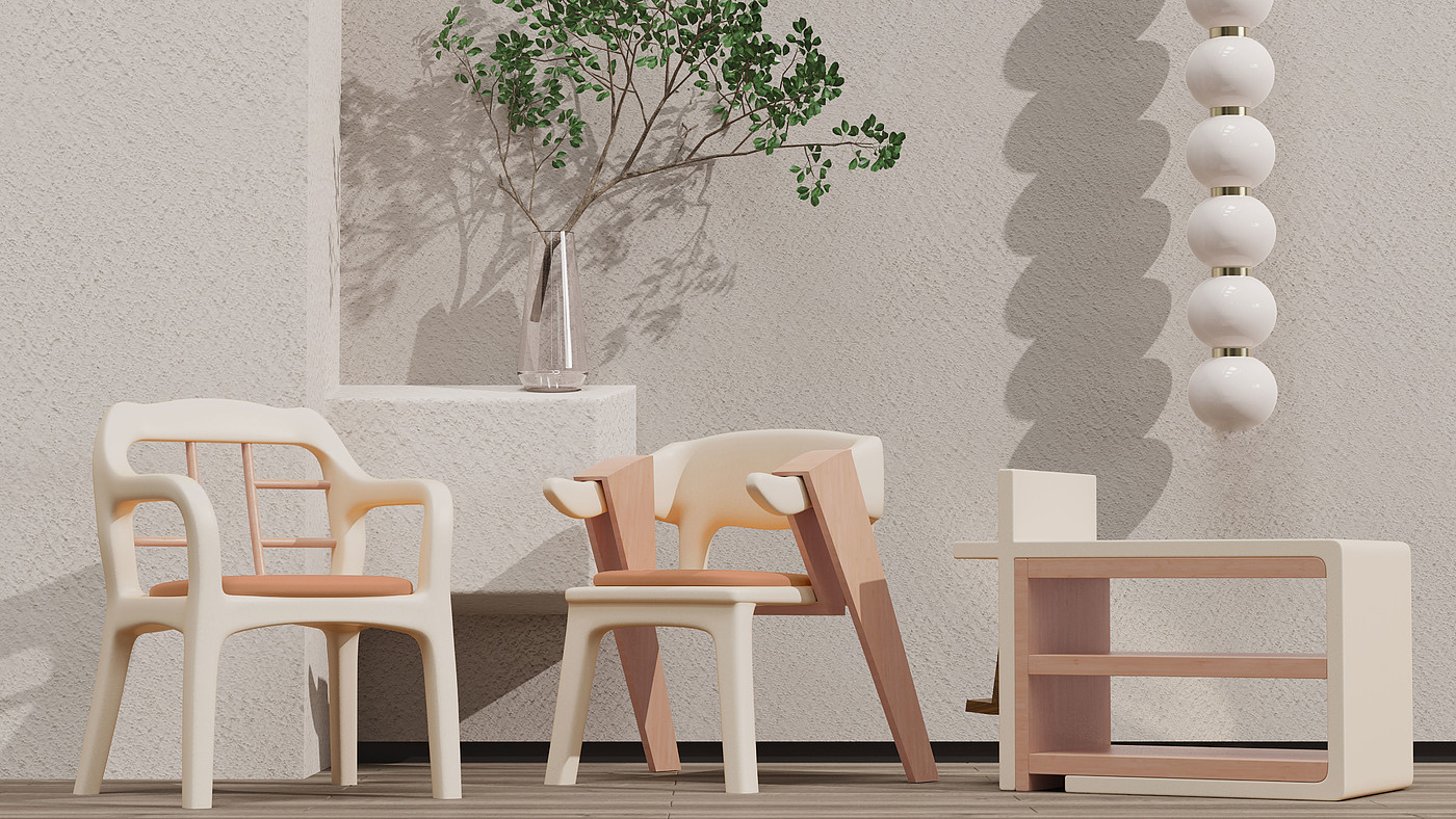 official script，furniture design ，Chinese traditional culture，Calligraphy，Plum, Oran, Bamboo and Chrysanthemum，