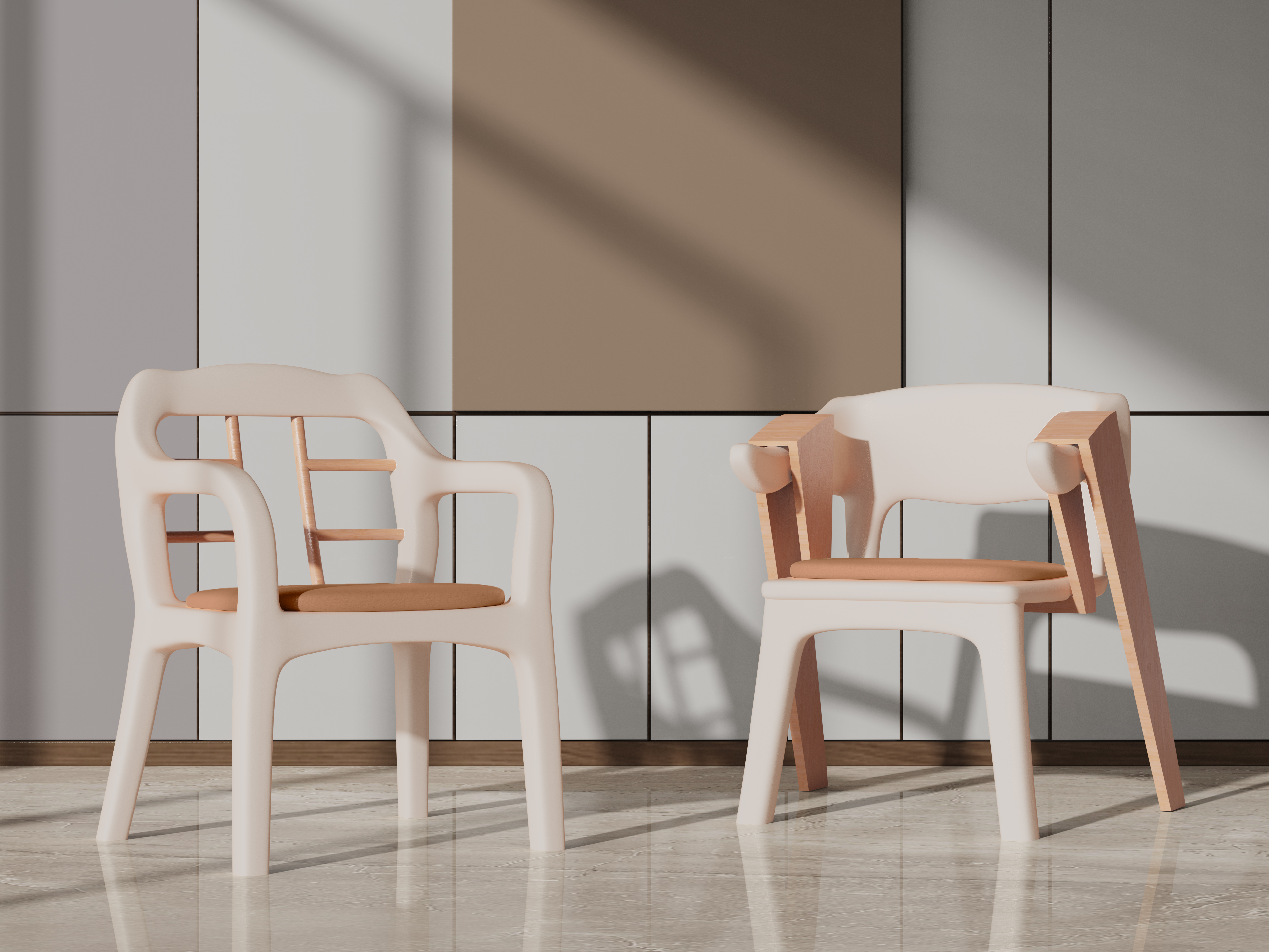 official script，furniture design ，Chinese traditional culture，Calligraphy，Plum, Oran, Bamboo and Chrysanthemum，