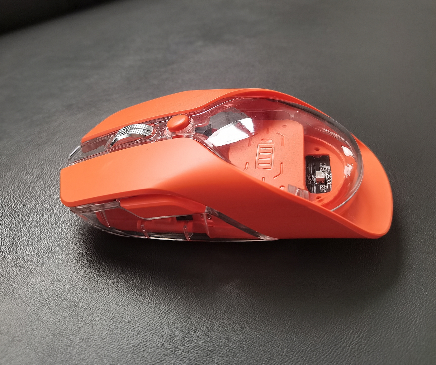 Transparent Mouse，Replaceable keys，Luminous mouse，Business Office Mouse，Metal roller，