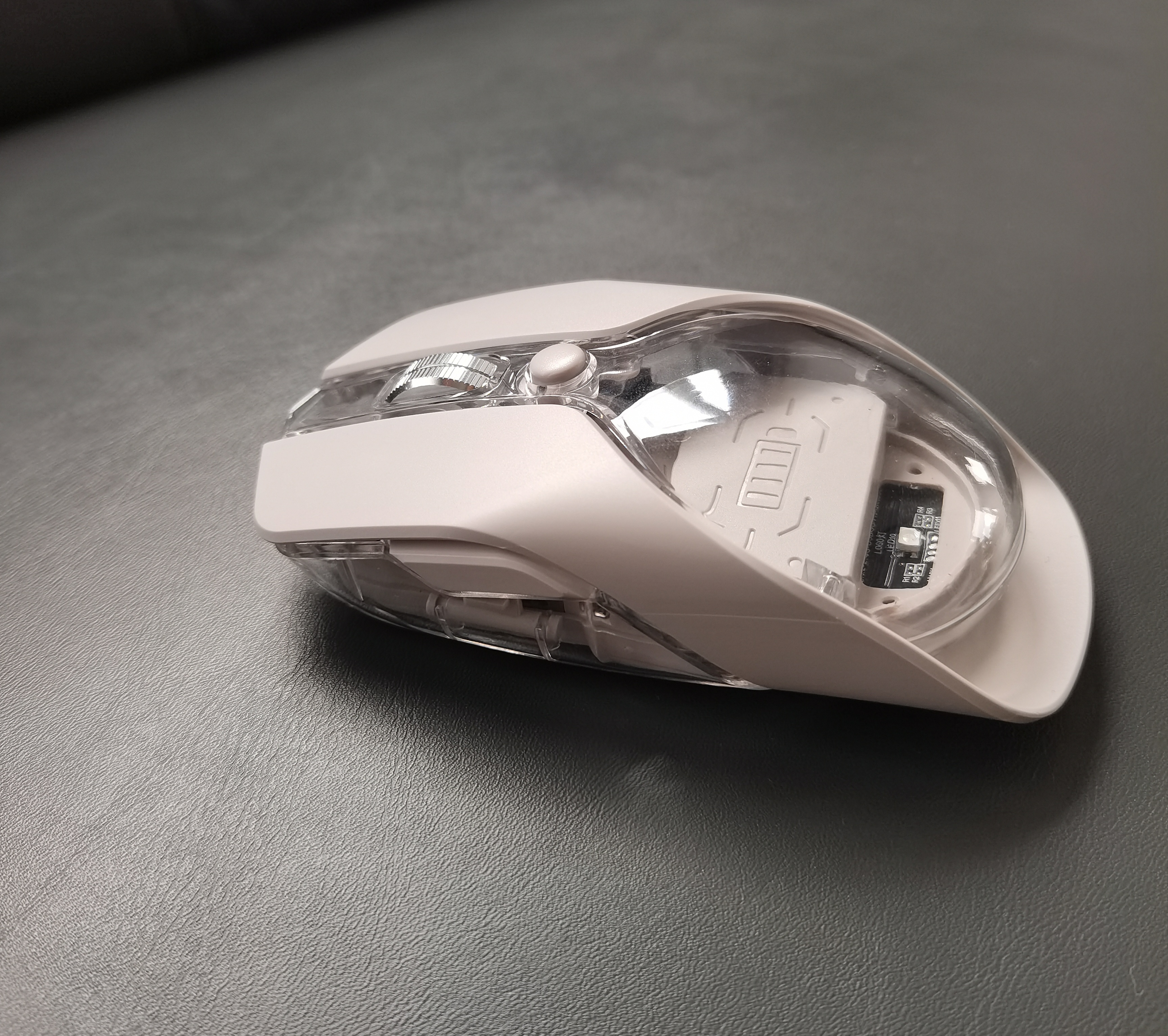 Transparent Mouse，Replaceable keys，Luminous mouse，Business Office Mouse，Metal roller，