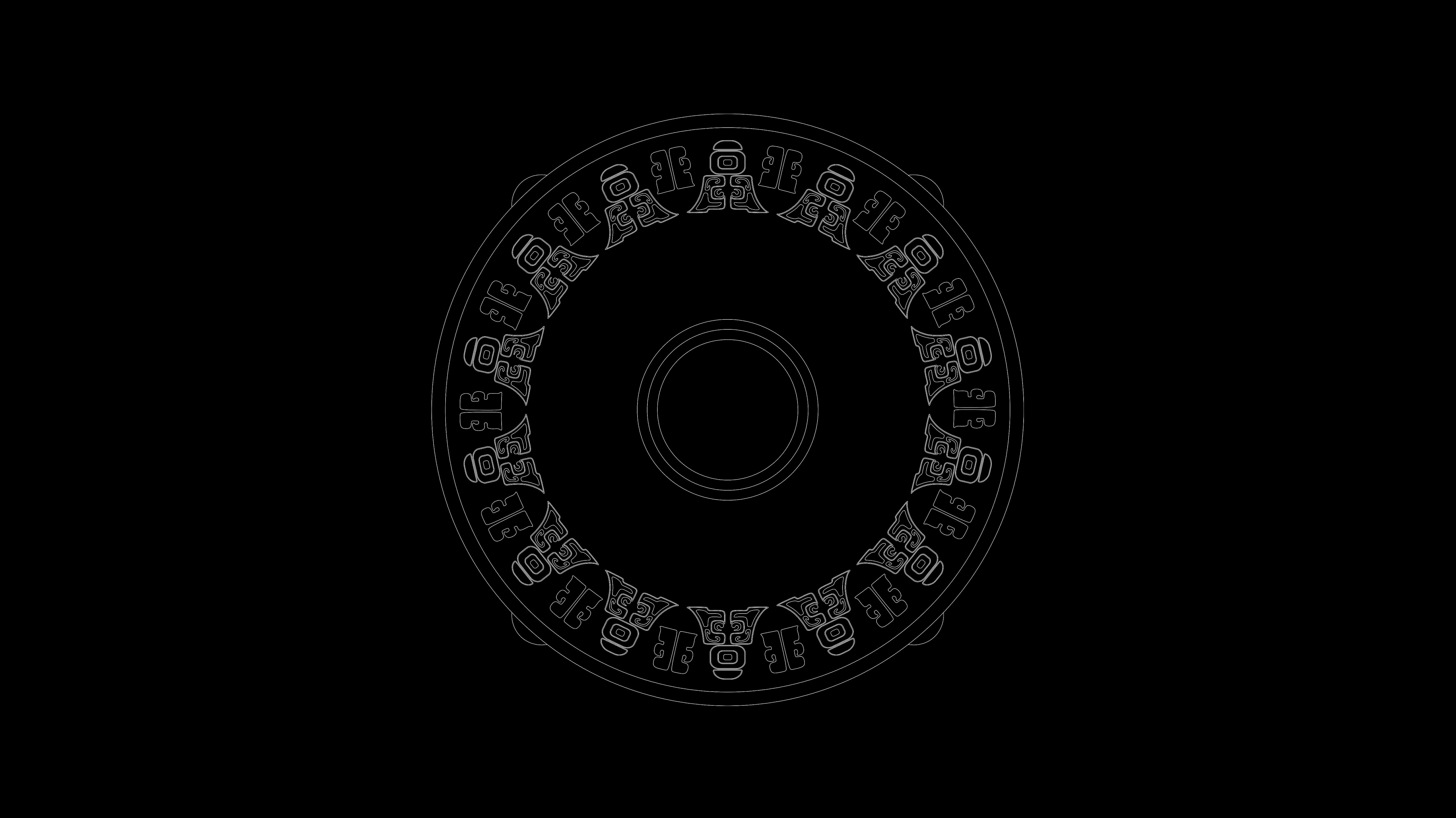 Outdoor camping electric cooker，Oracle，bronzeware，ancient chinese culture，