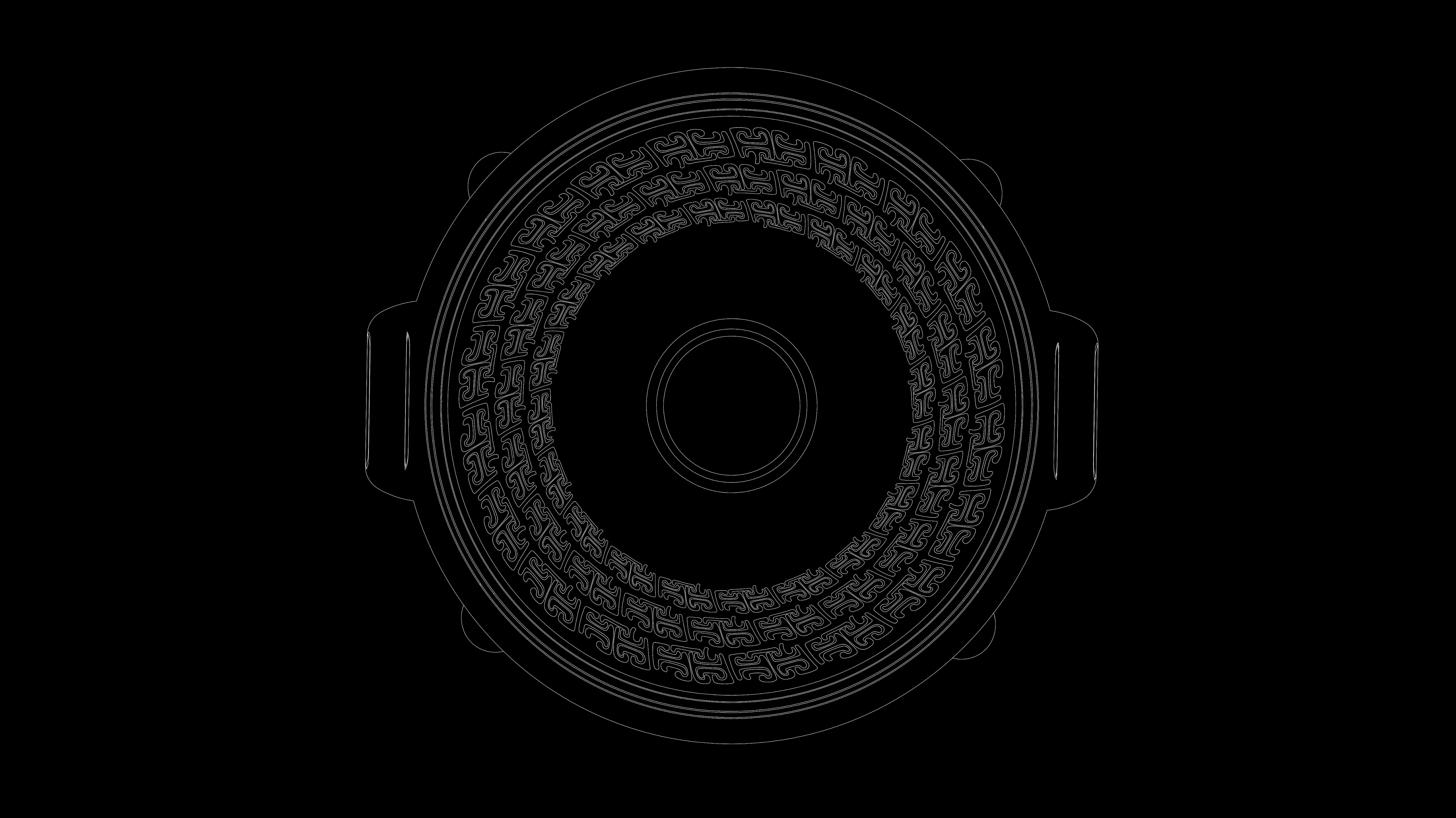 Outdoor camping electric cooker，Oracle，bronzeware，ancient chinese culture，