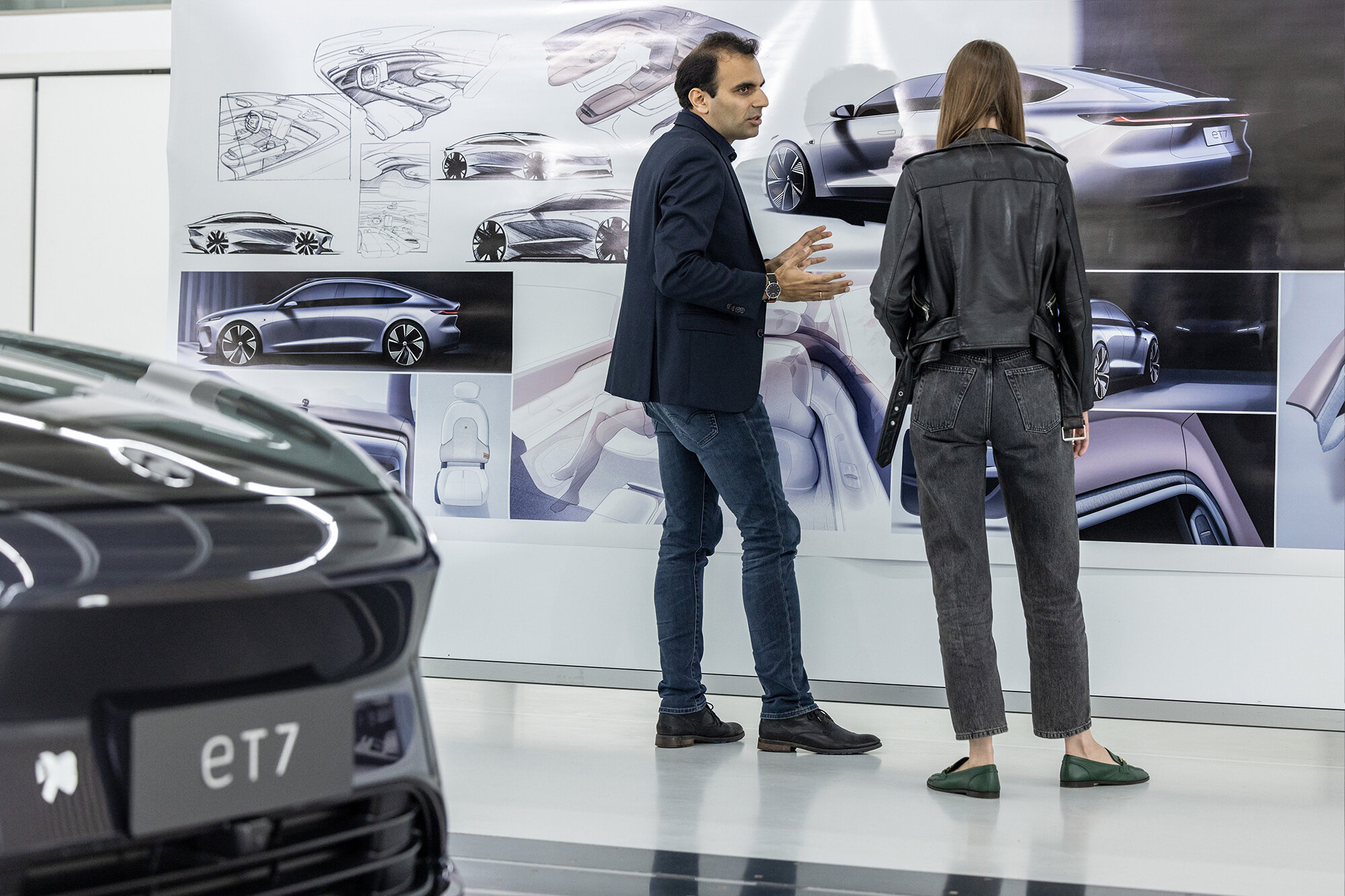 NIO，design，Sketches，car，interior，