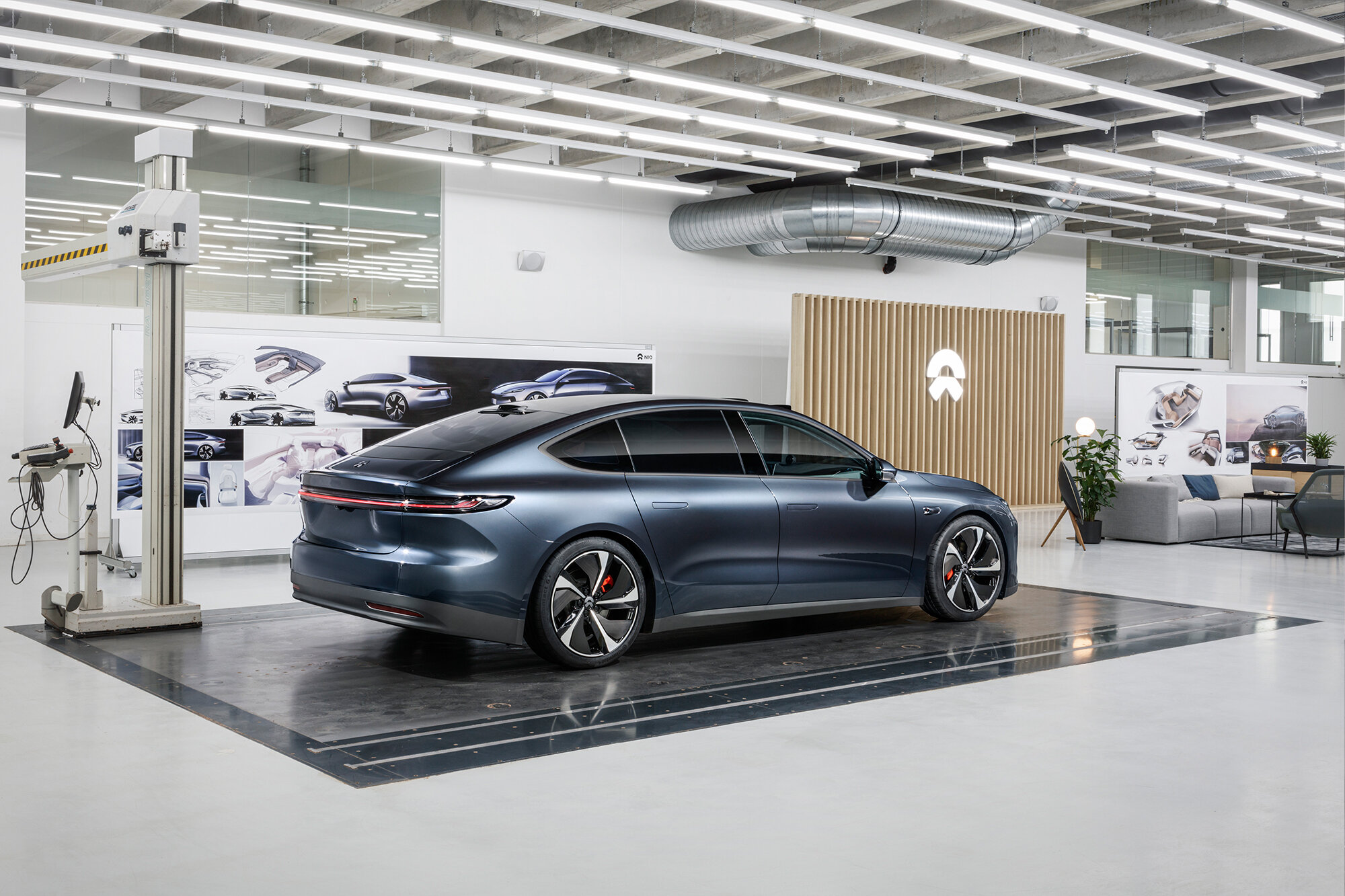 NIO，design，Sketches，car，interior，