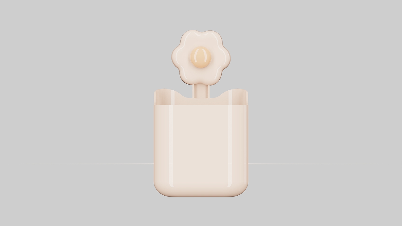 product design，Appearance design，storage box，flower，