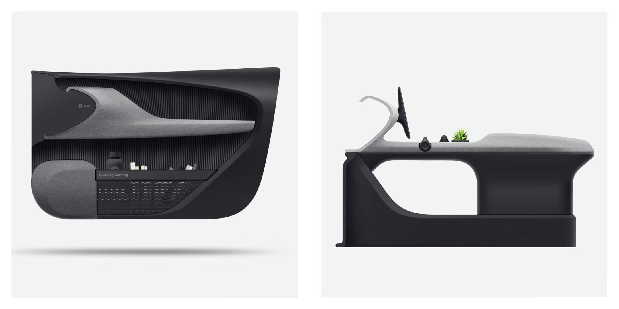 NIO，design，Sketches，car，interior，