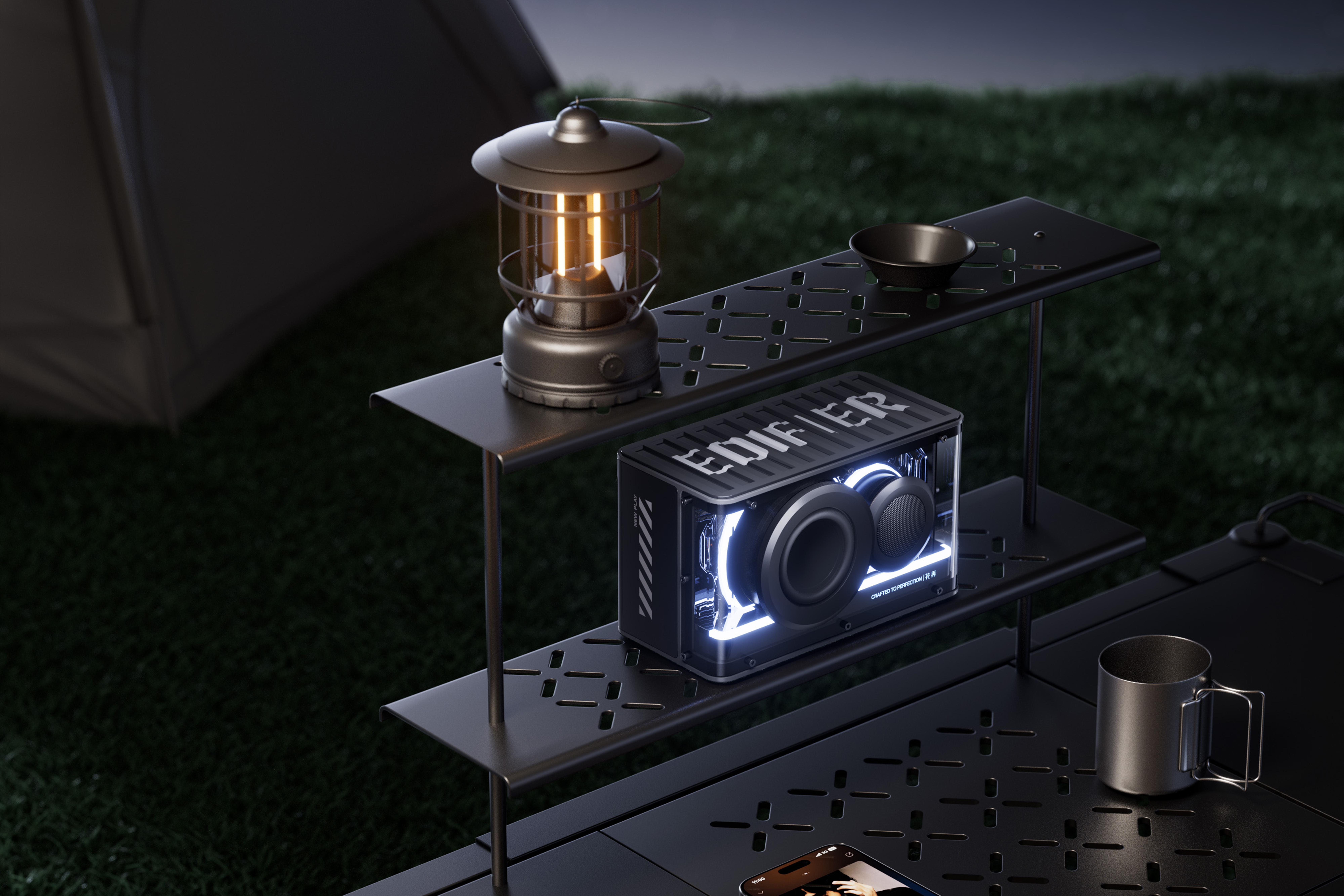 loudspeaker box，E-sports，outdoors，flowers again，Rambler，