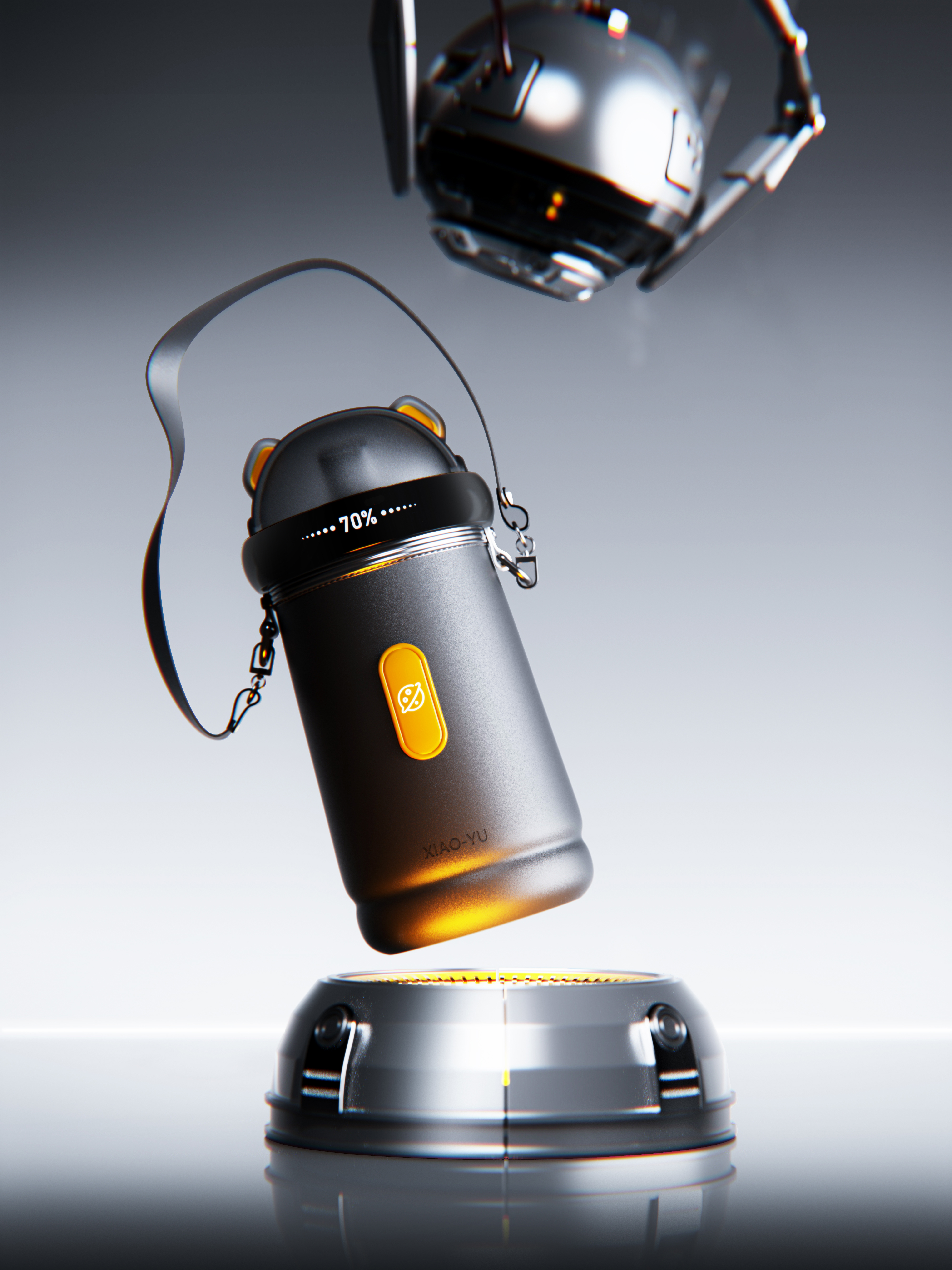 vacuum cup，astronaut，Sense of science and technology，display，Cool tide，intelligence，Drink water reminder，