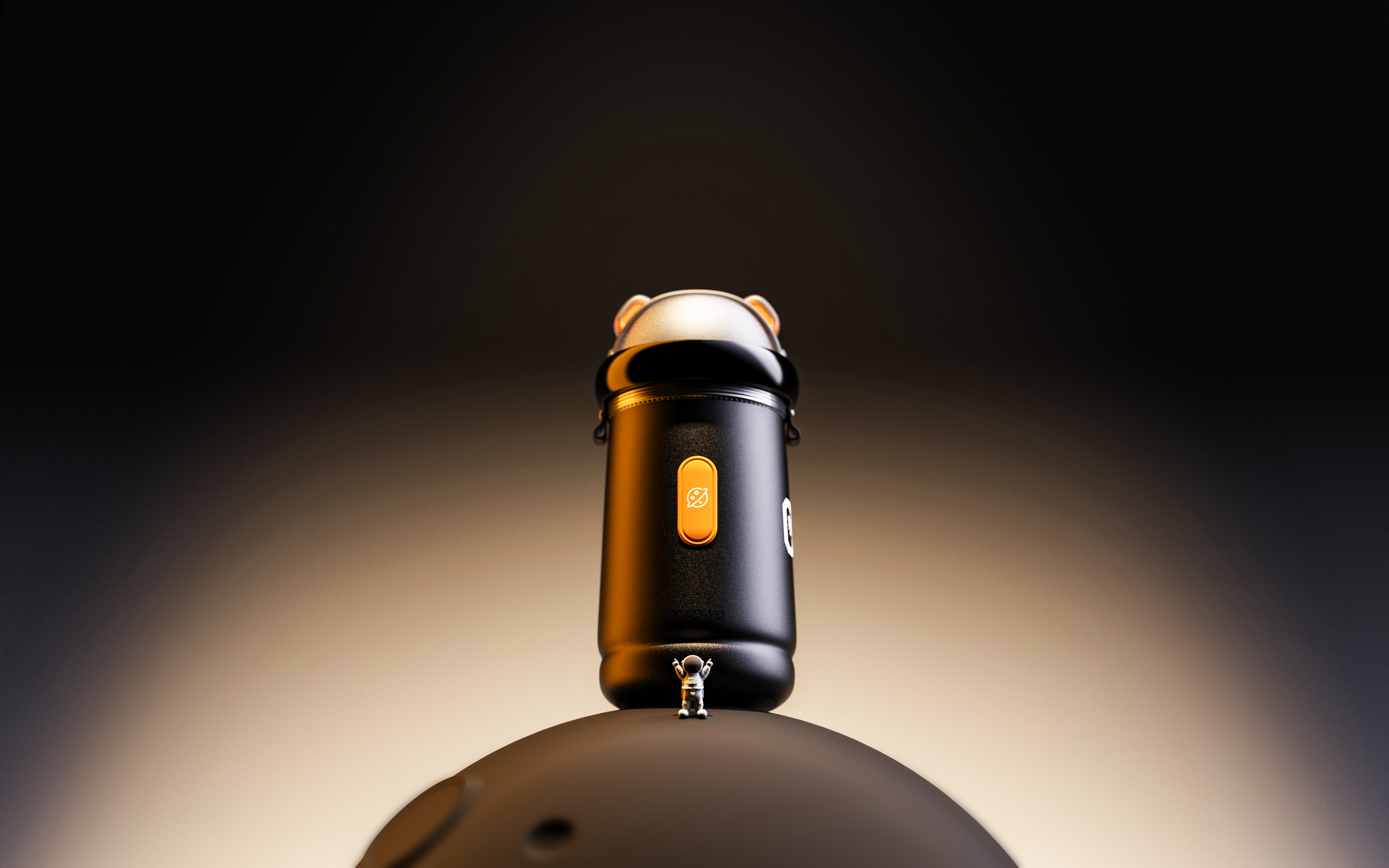 vacuum cup，astronaut，Sense of science and technology，display，Cool tide，intelligence，Drink water reminder，